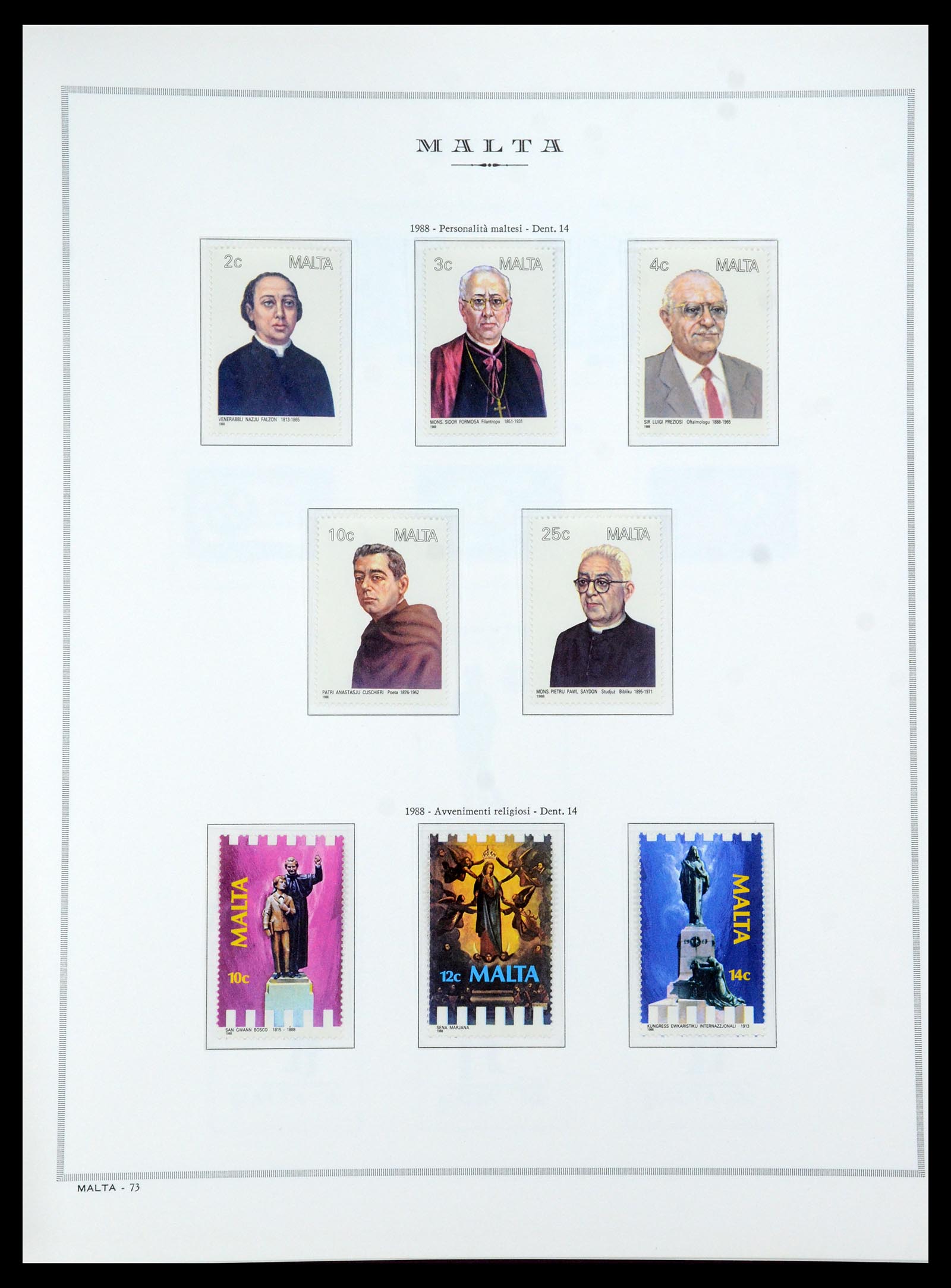 35701 079 - Postzegelverzameling 35701 Malta 1964-2010.