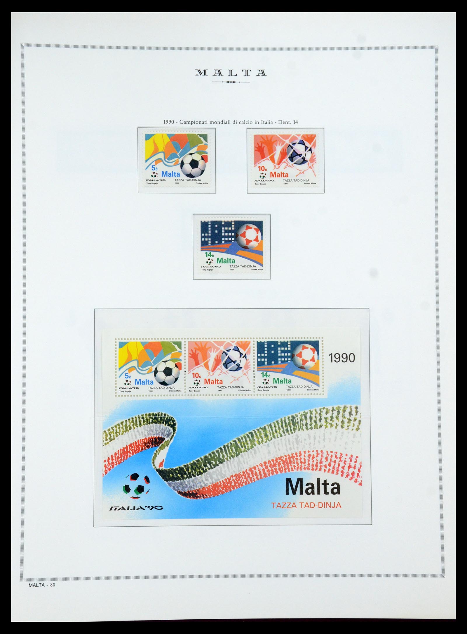 35701 090 - Postzegelverzameling 35701 Malta 1964-2010.