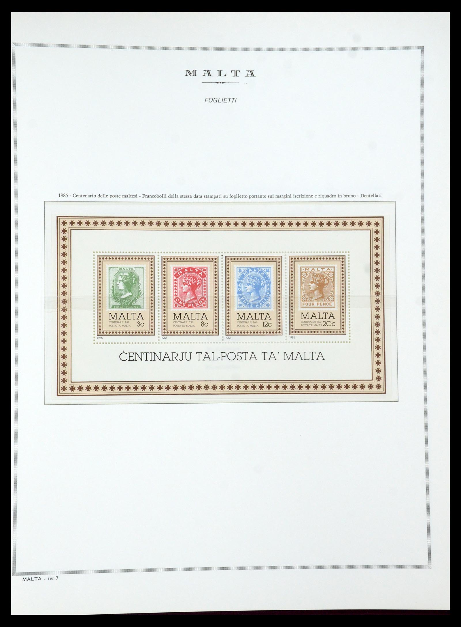 35701 095 - Postzegelverzameling 35701 Malta 1964-2010.