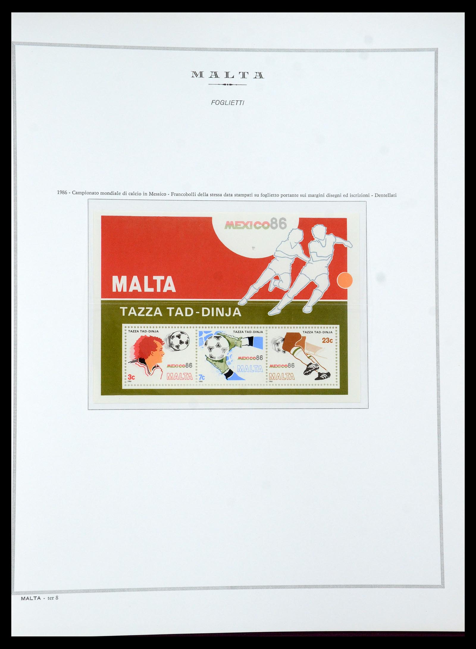 35701 096 - Postzegelverzameling 35701 Malta 1964-2010.