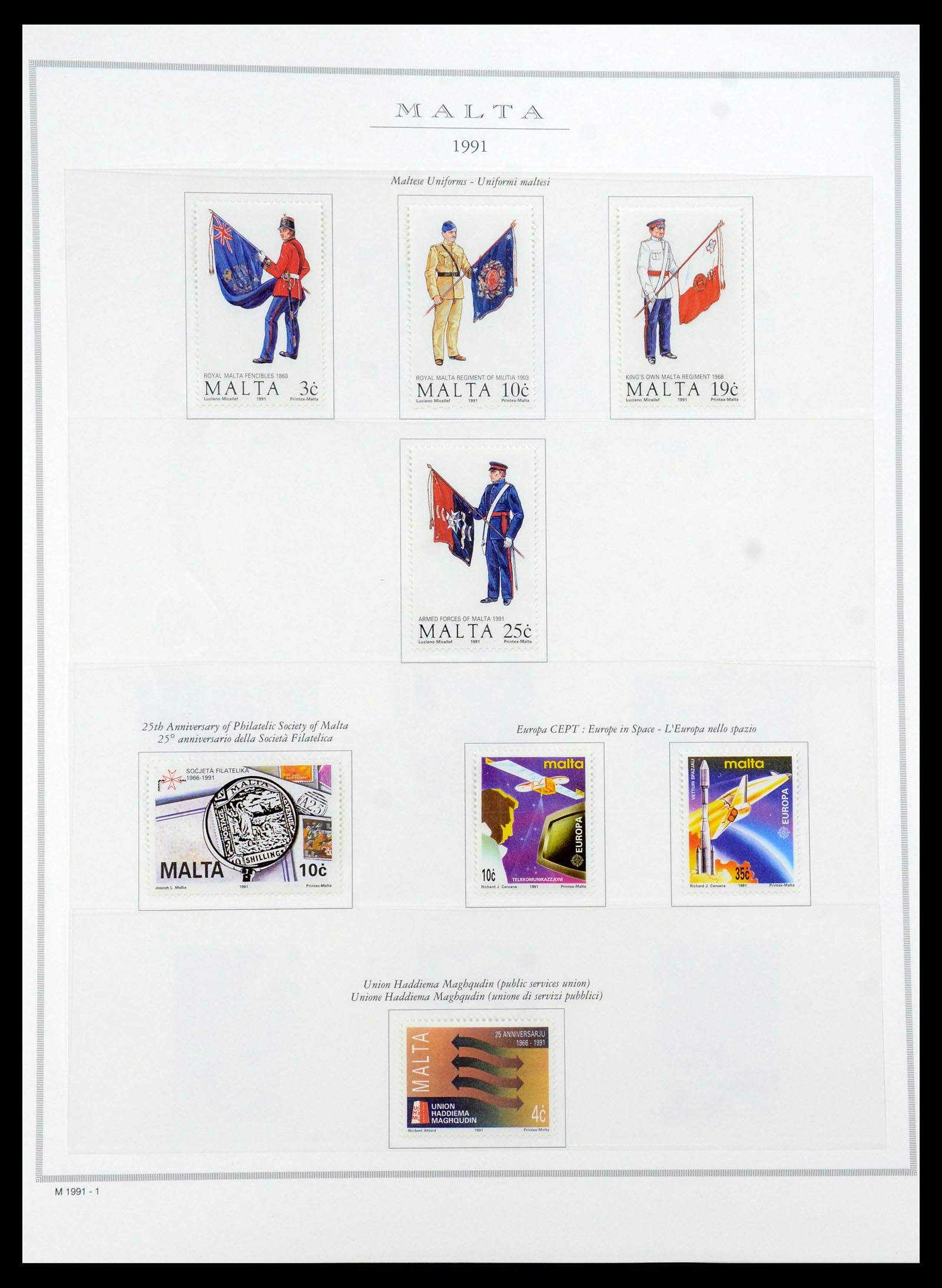 35701 097 - Postzegelverzameling 35701 Malta 1964-2010.