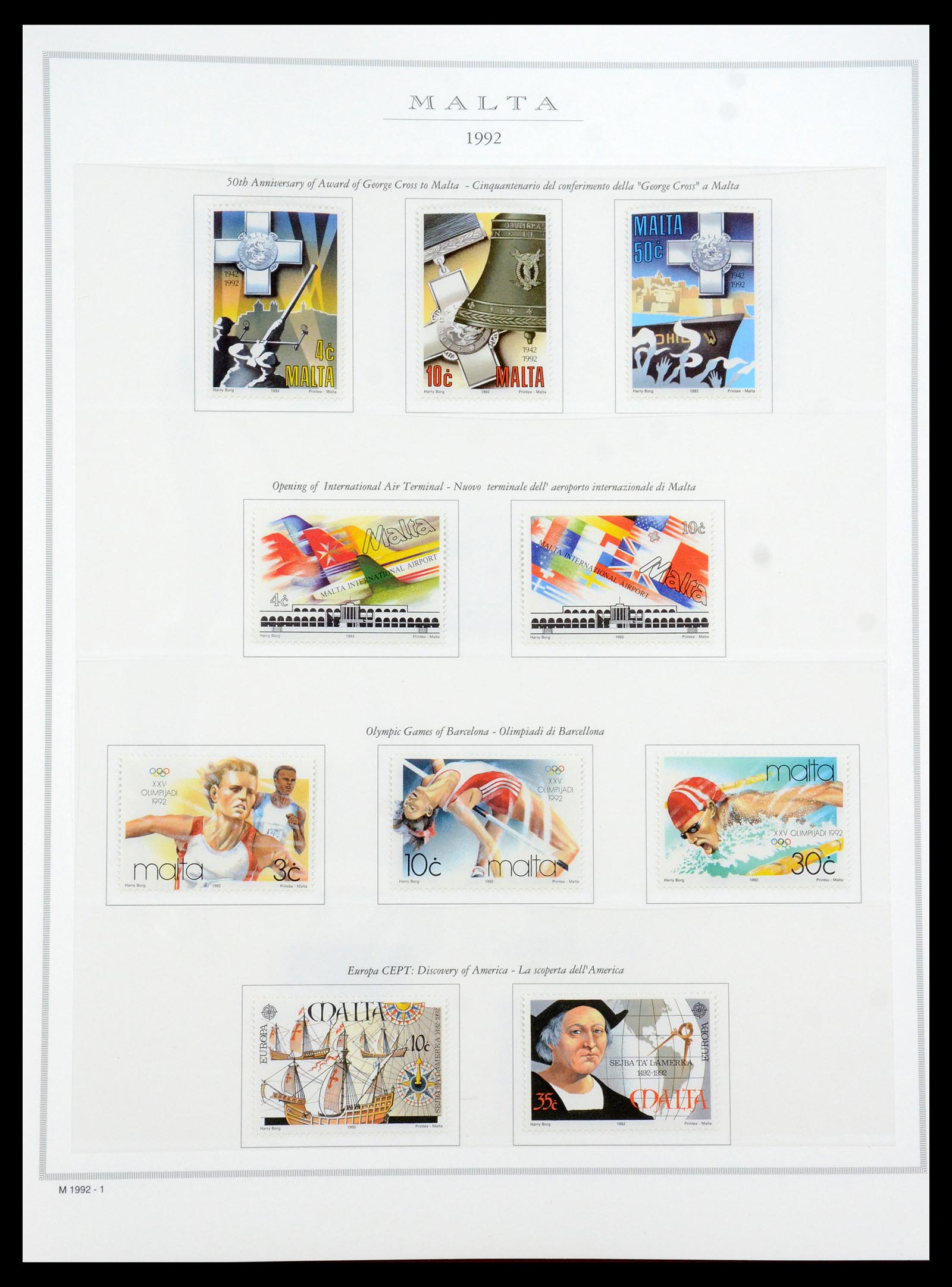 35701 103 - Postzegelverzameling 35701 Malta 1964-2010.