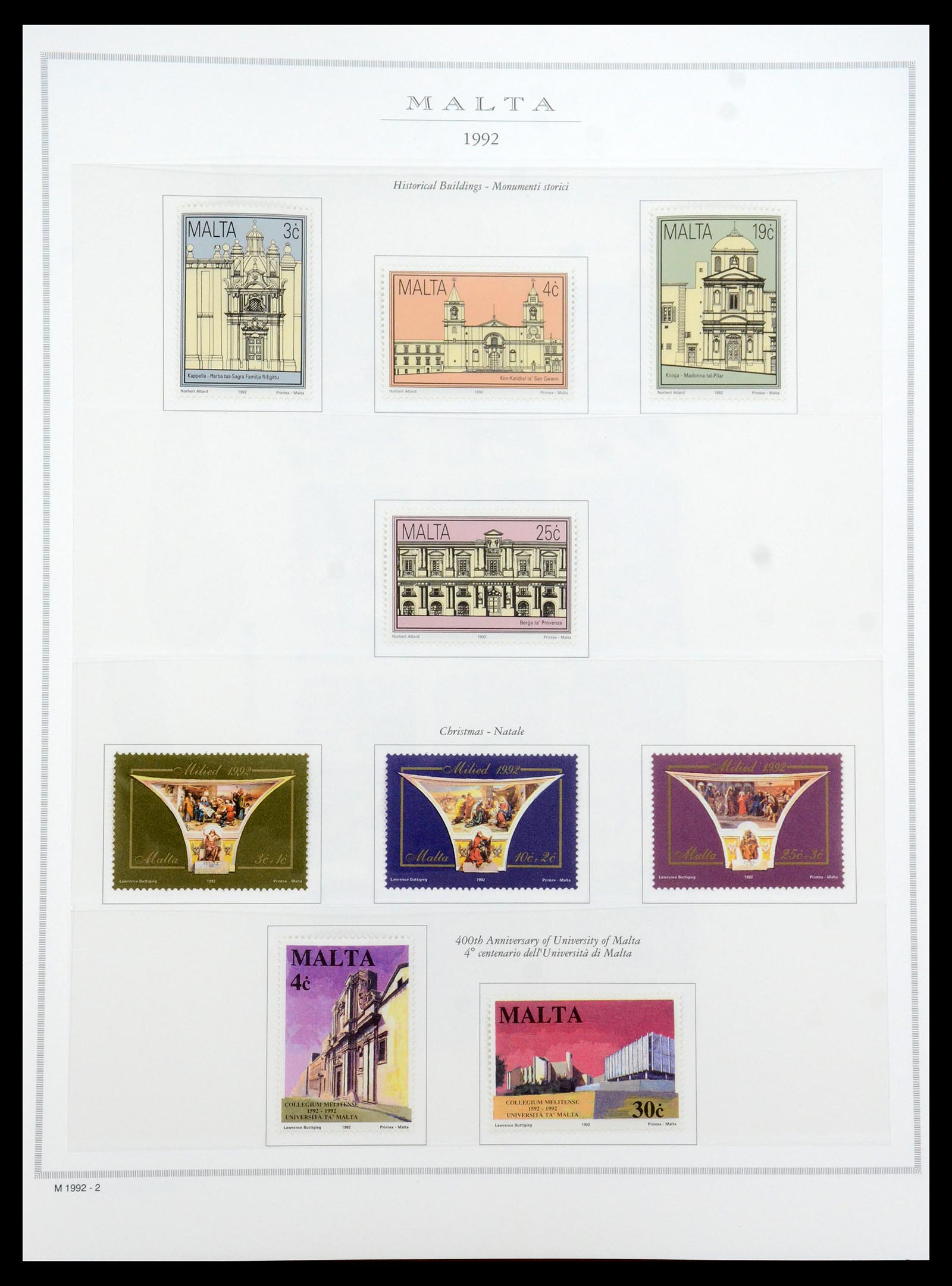 35701 104 - Postzegelverzameling 35701 Malta 1964-2010.