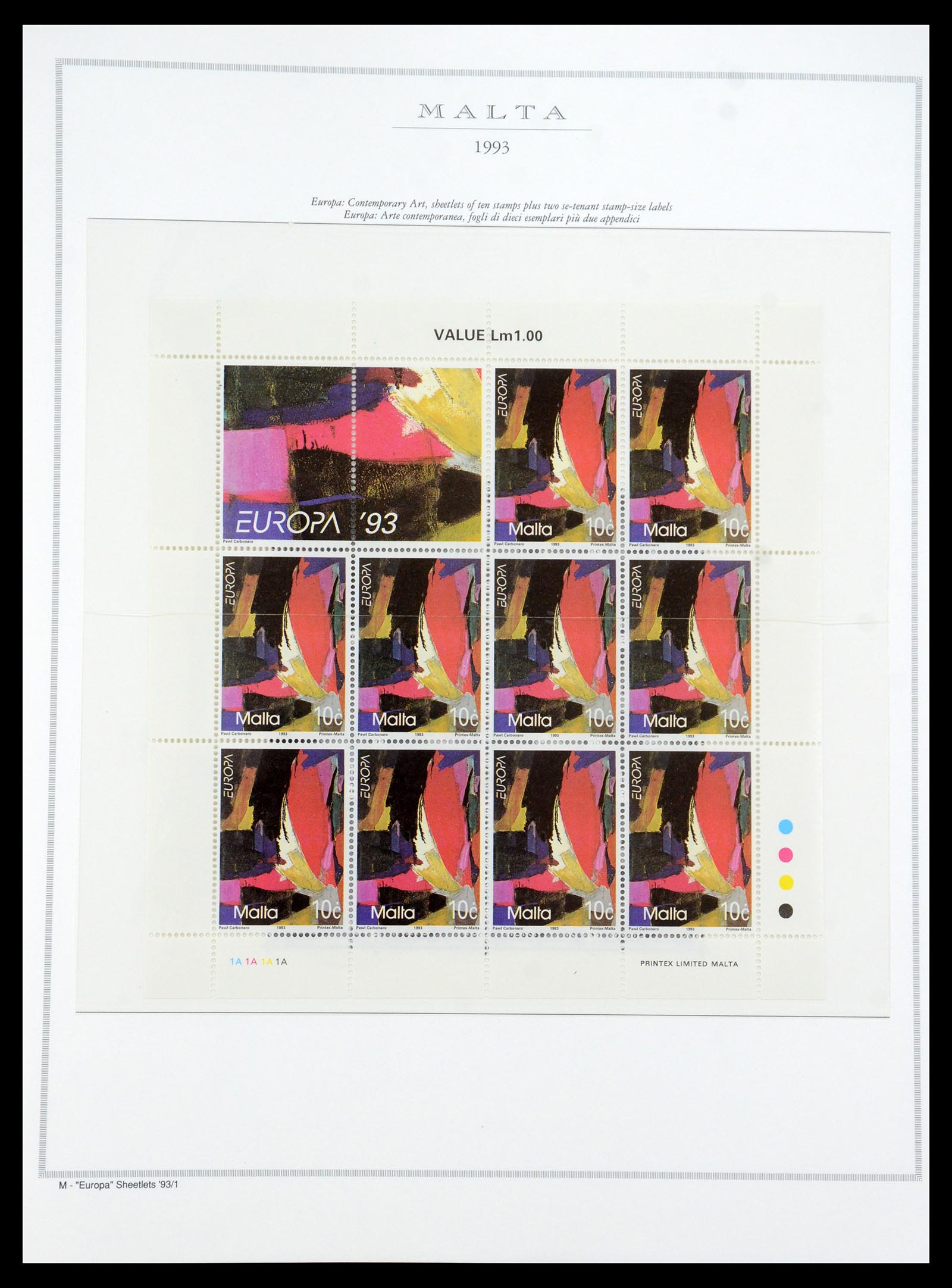 35701 110 - Postzegelverzameling 35701 Malta 1964-2010.