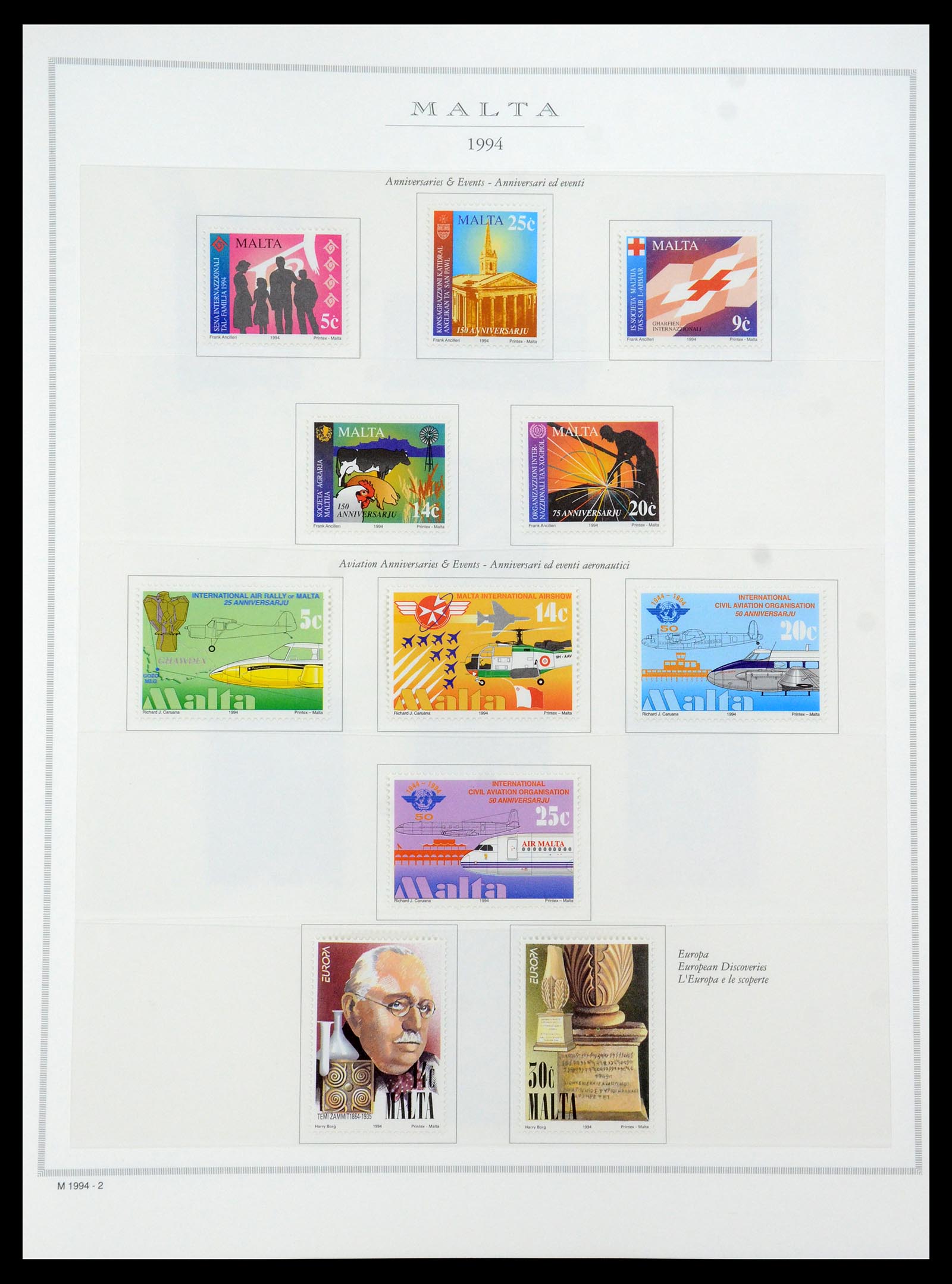 35701 113 - Postzegelverzameling 35701 Malta 1964-2010.