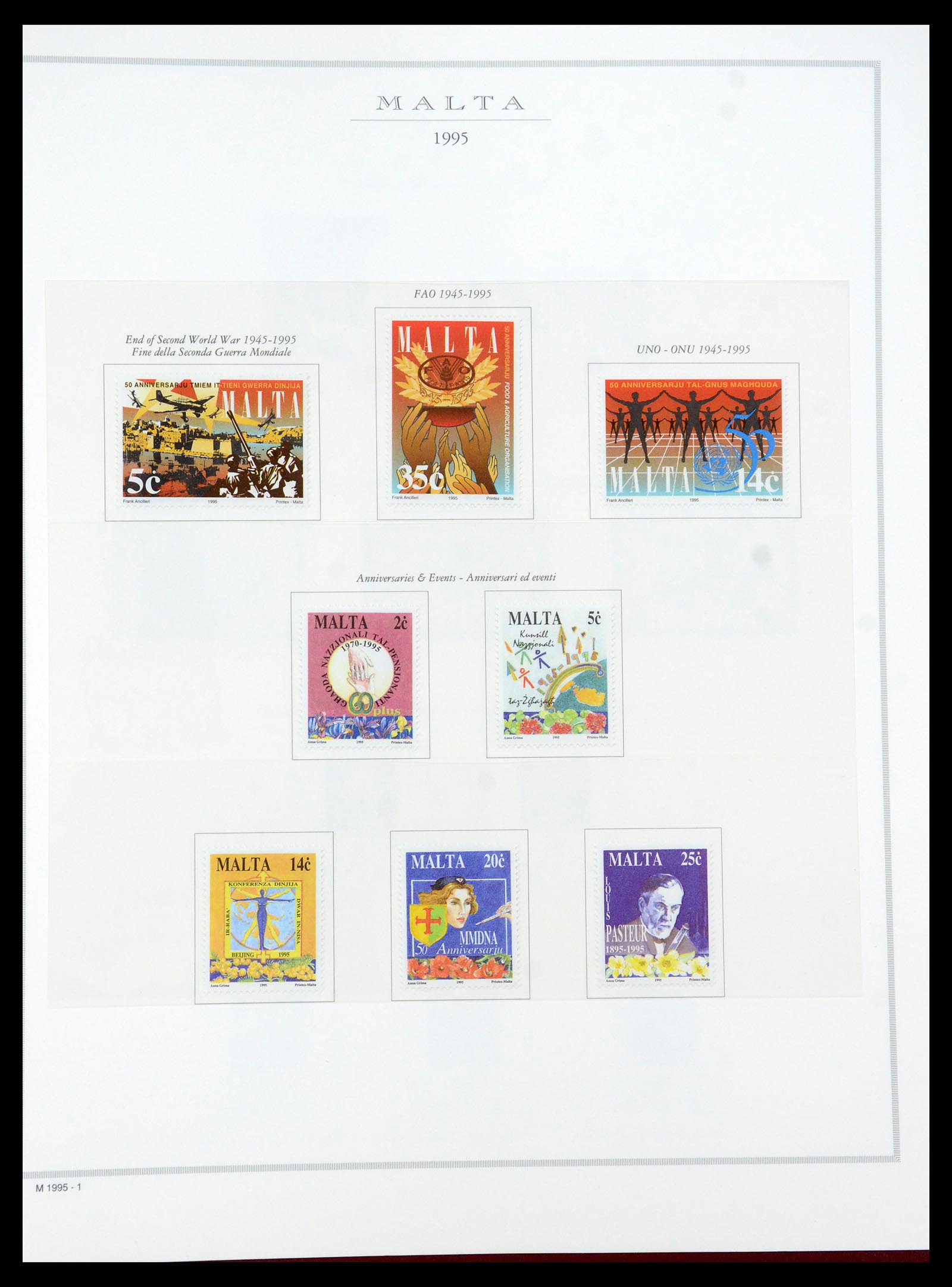 35701 117 - Postzegelverzameling 35701 Malta 1964-2010.