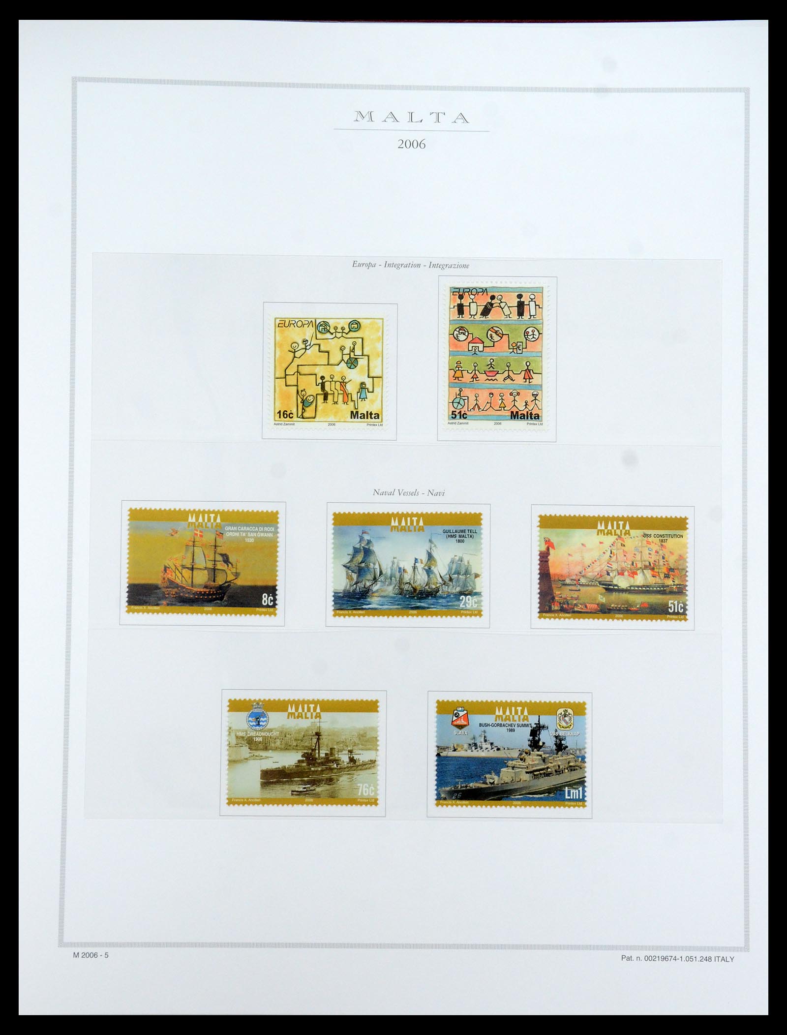 35701 185 - Stamp Collection 35701 Malta 1964-2010.
