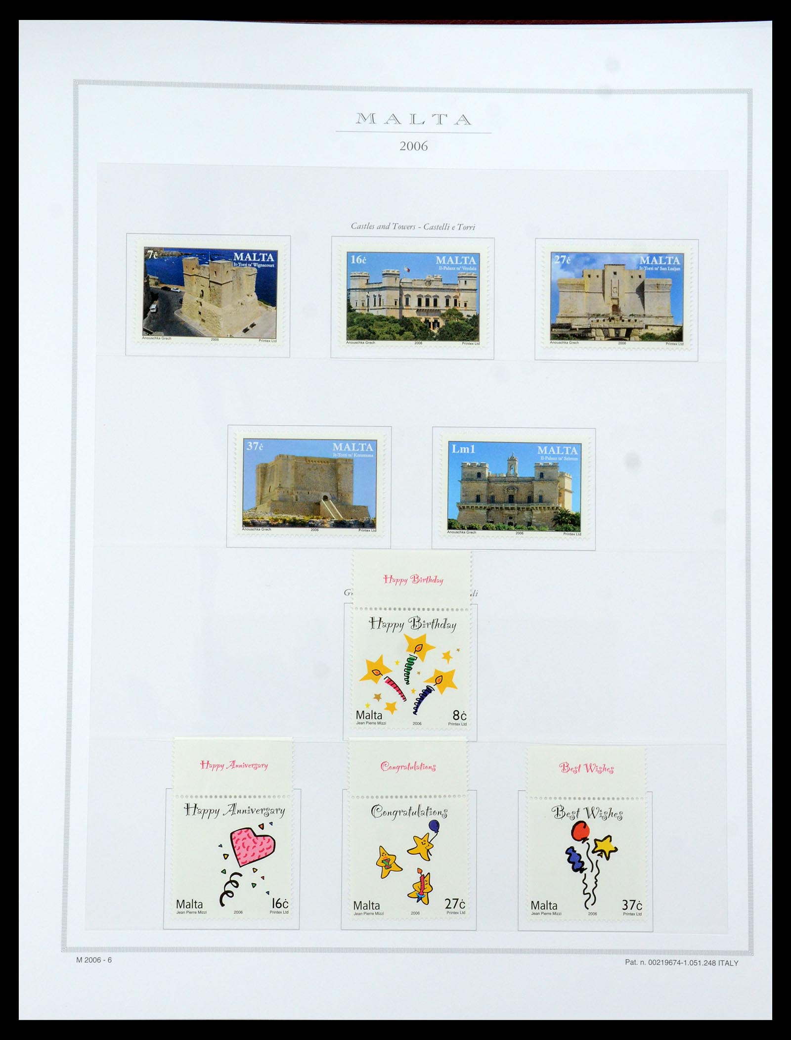35701 186 - Stamp Collection 35701 Malta 1964-2010.