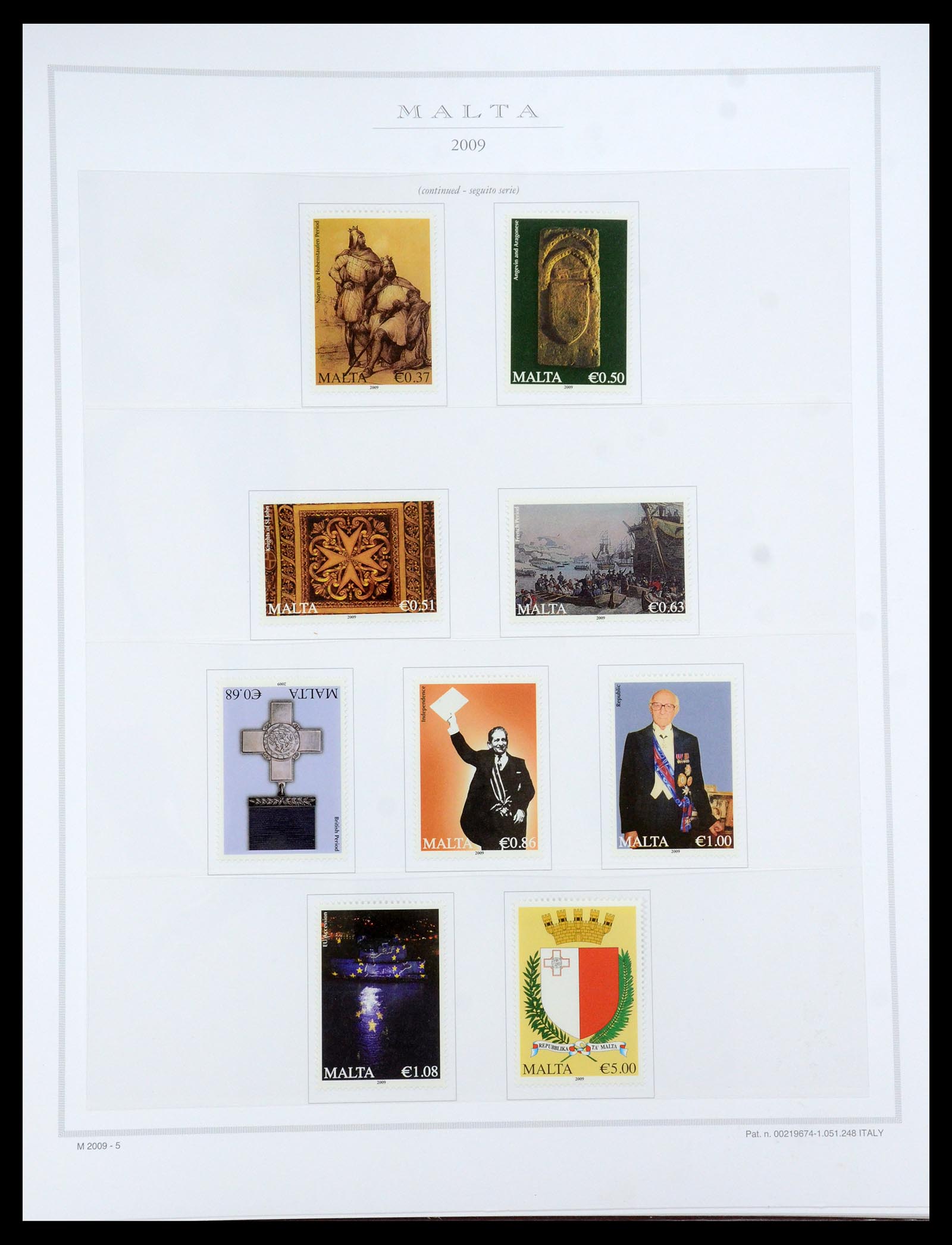 35701 218 - Stamp Collection 35701 Malta 1964-2010.