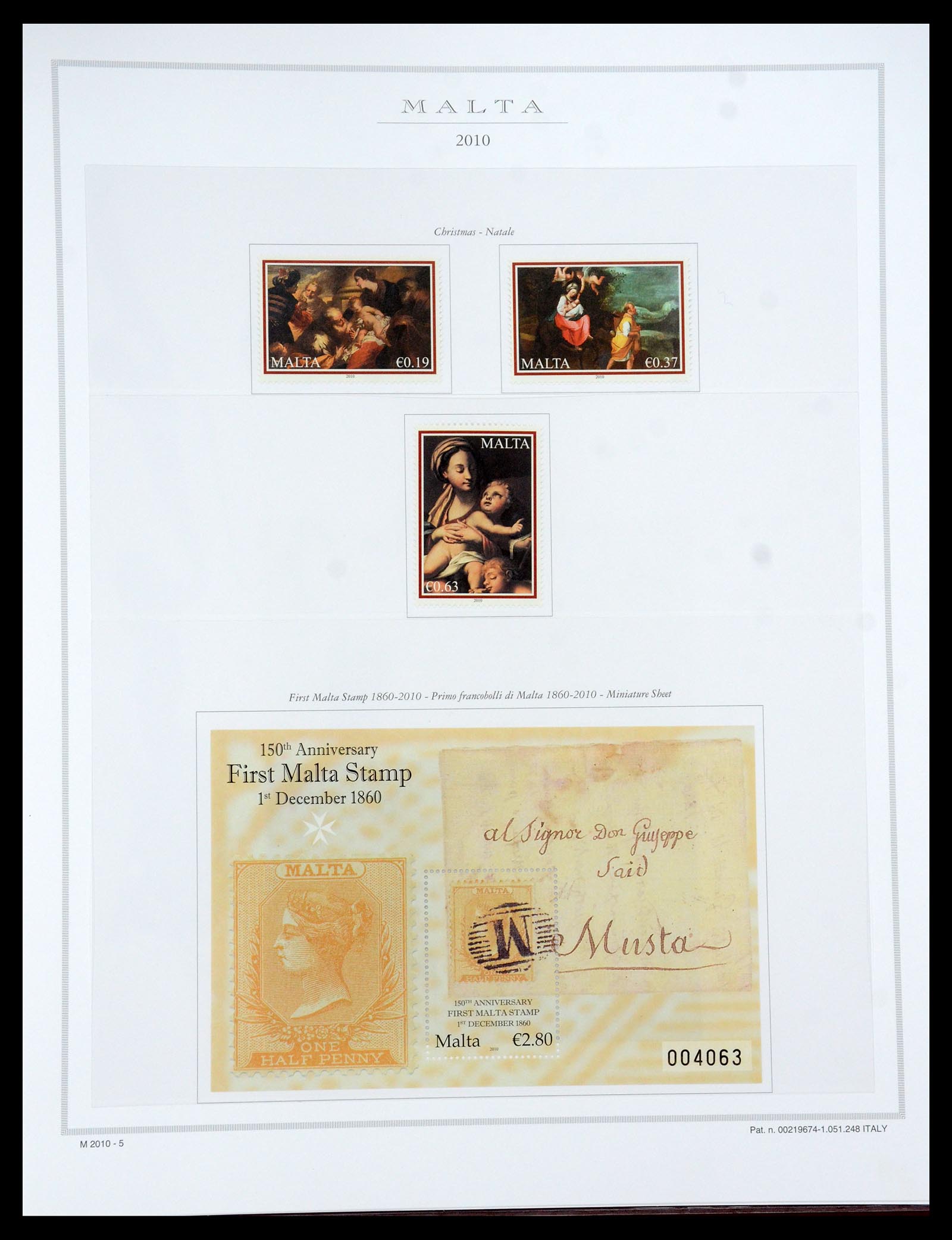 35701 223 - Postzegelverzameling 35701 Malta 1964-2010.
