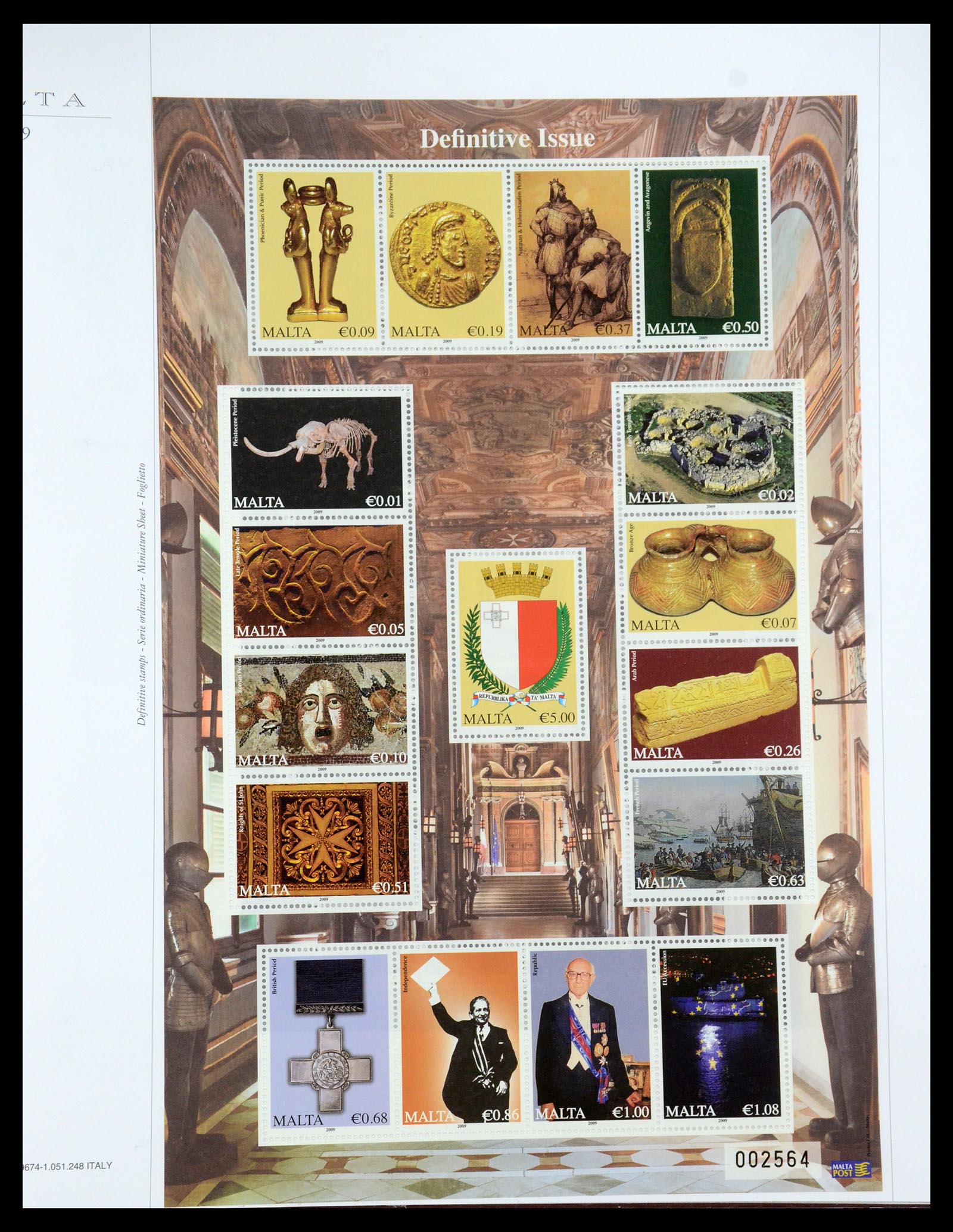 35701 224 - Postzegelverzameling 35701 Malta 1964-2010.