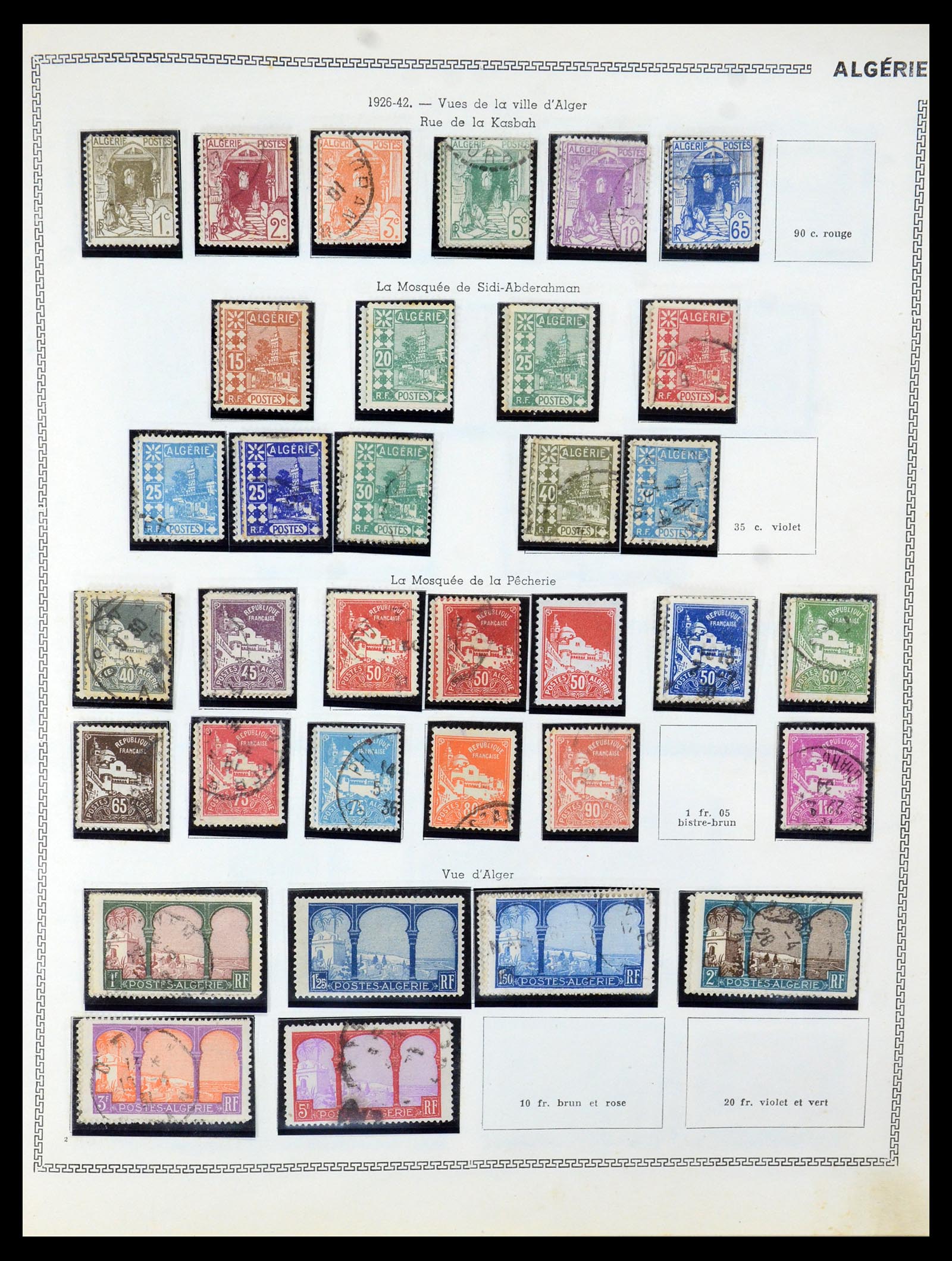 35703 002 - Postzegelverzameling 35703 Franse koloniën 1888-1950.