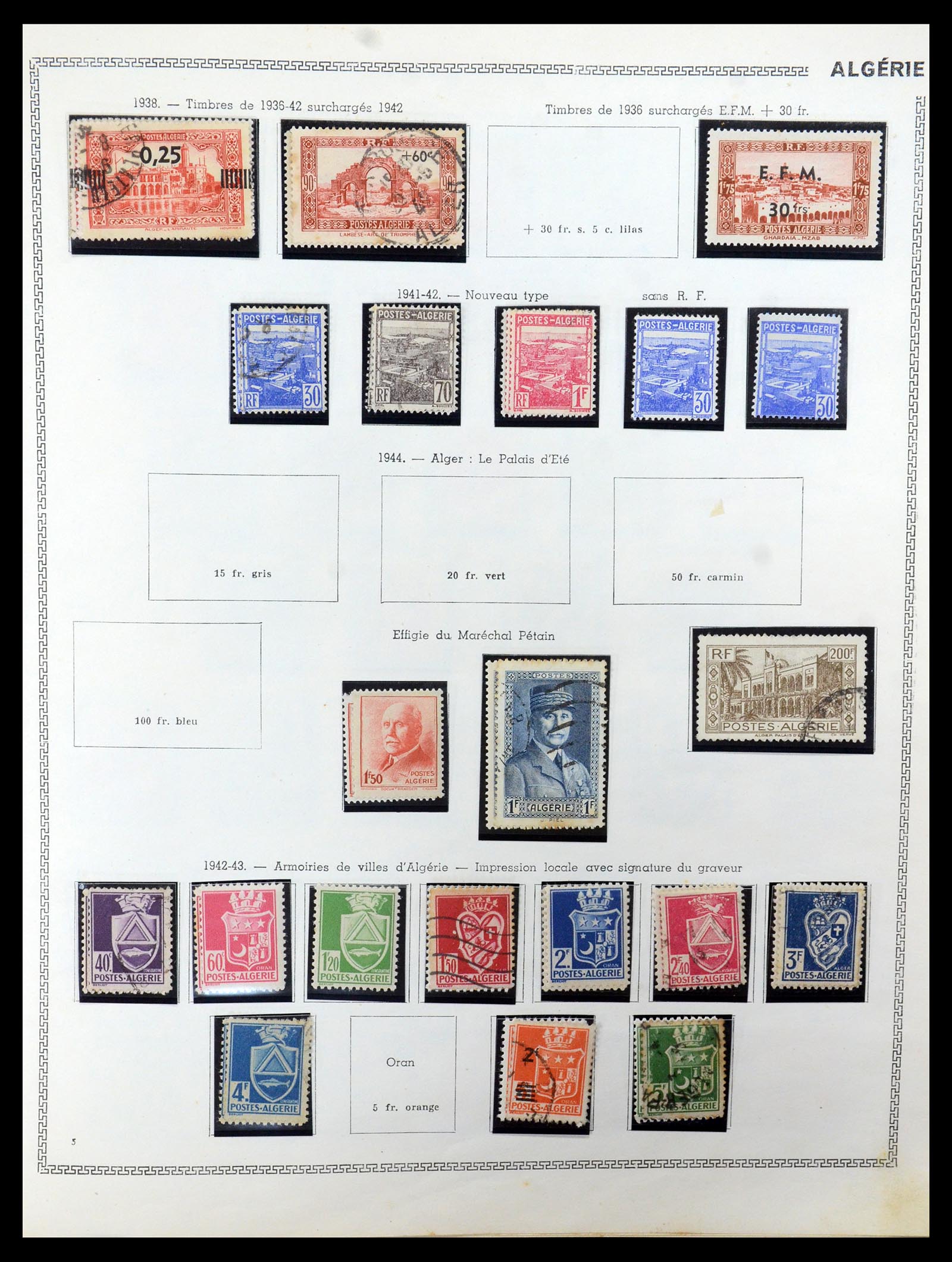 35703 004 - Postzegelverzameling 35703 Franse koloniën 1888-1950.