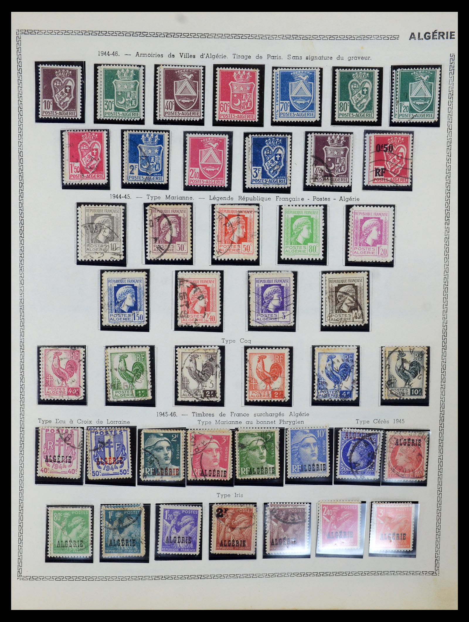 35703 005 - Postzegelverzameling 35703 Franse koloniën 1888-1950.