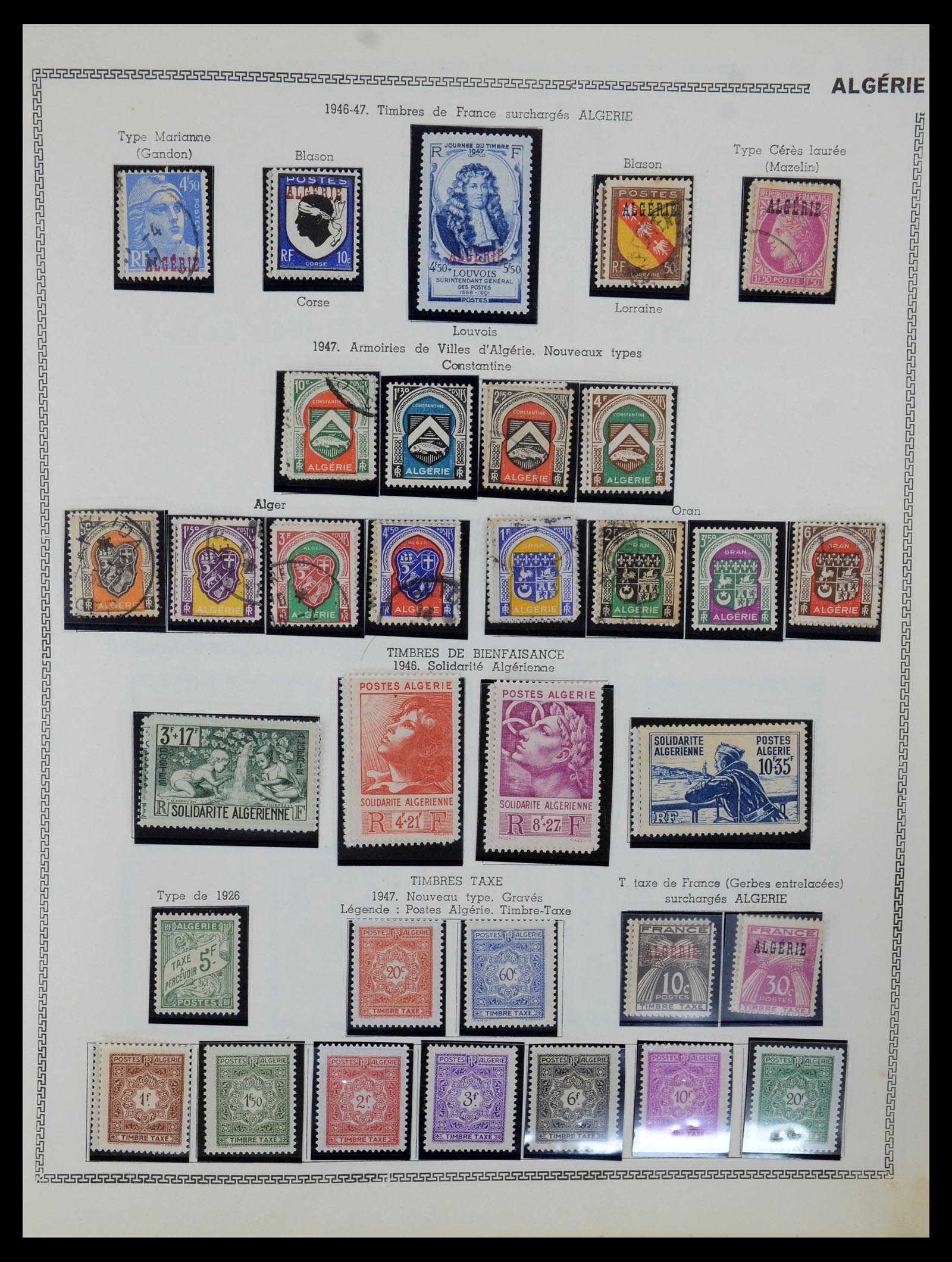 35703 006 - Postzegelverzameling 35703 Franse koloniën 1888-1950.