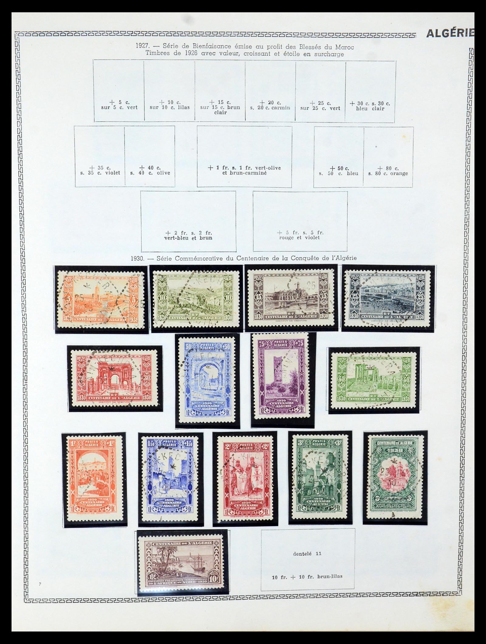 35703 007 - Postzegelverzameling 35703 Franse koloniën 1888-1950.