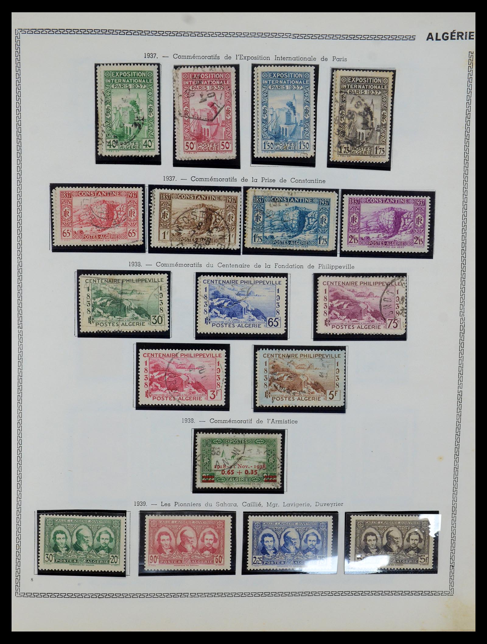 35703 008 - Postzegelverzameling 35703 Franse koloniën 1888-1950.