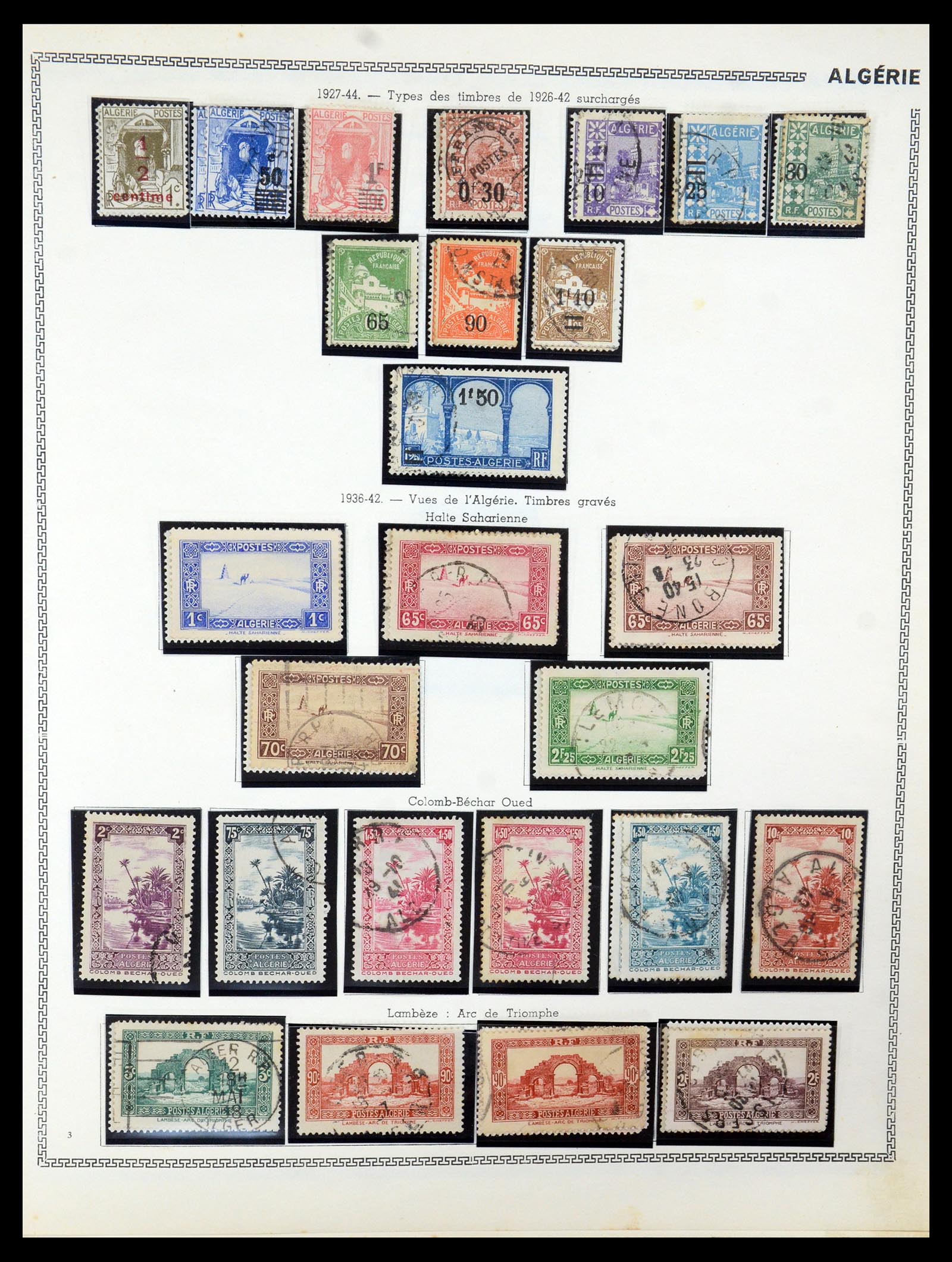 35703 010 - Postzegelverzameling 35703 Franse koloniën 1888-1950.