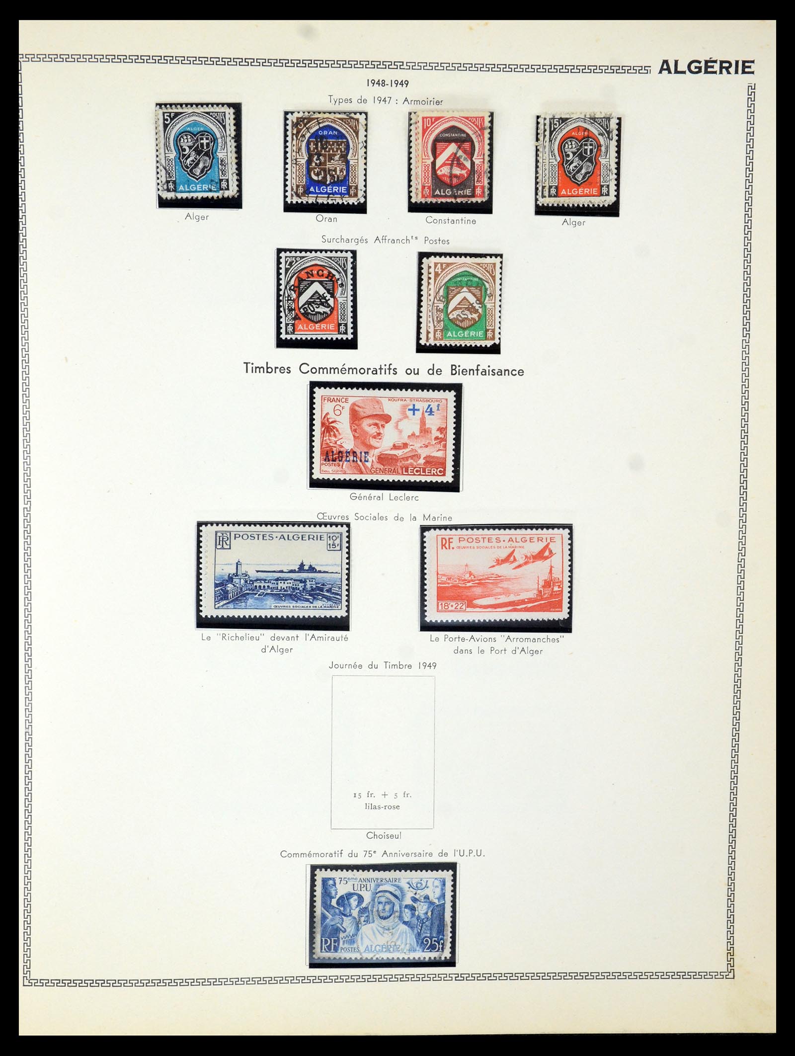 35703 012 - Postzegelverzameling 35703 Franse koloniën 1888-1950.