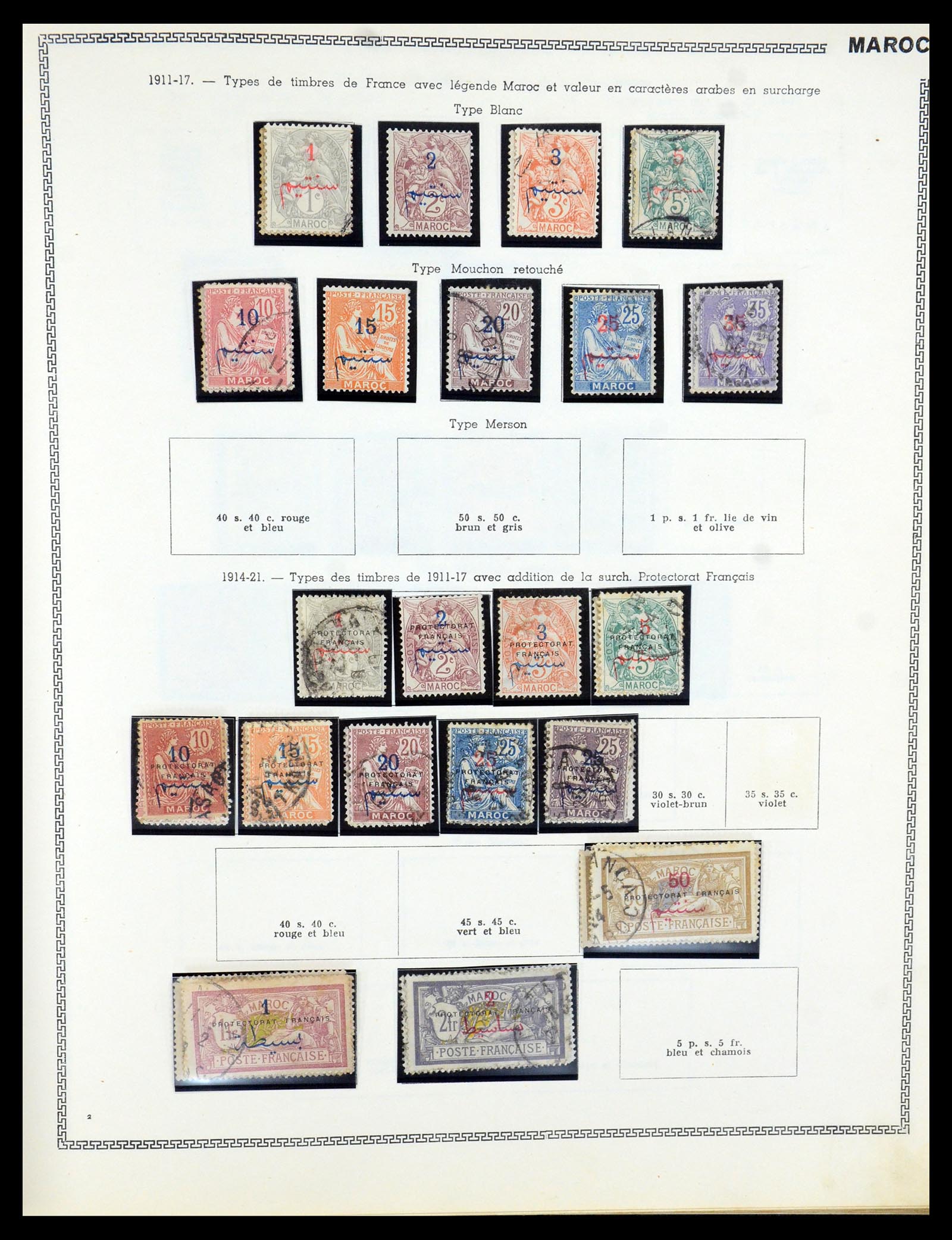35703 021 - Postzegelverzameling 35703 Franse koloniën 1888-1950.