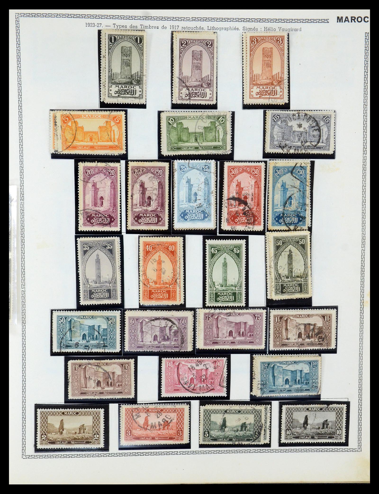 35703 024 - Postzegelverzameling 35703 Franse koloniën 1888-1950.