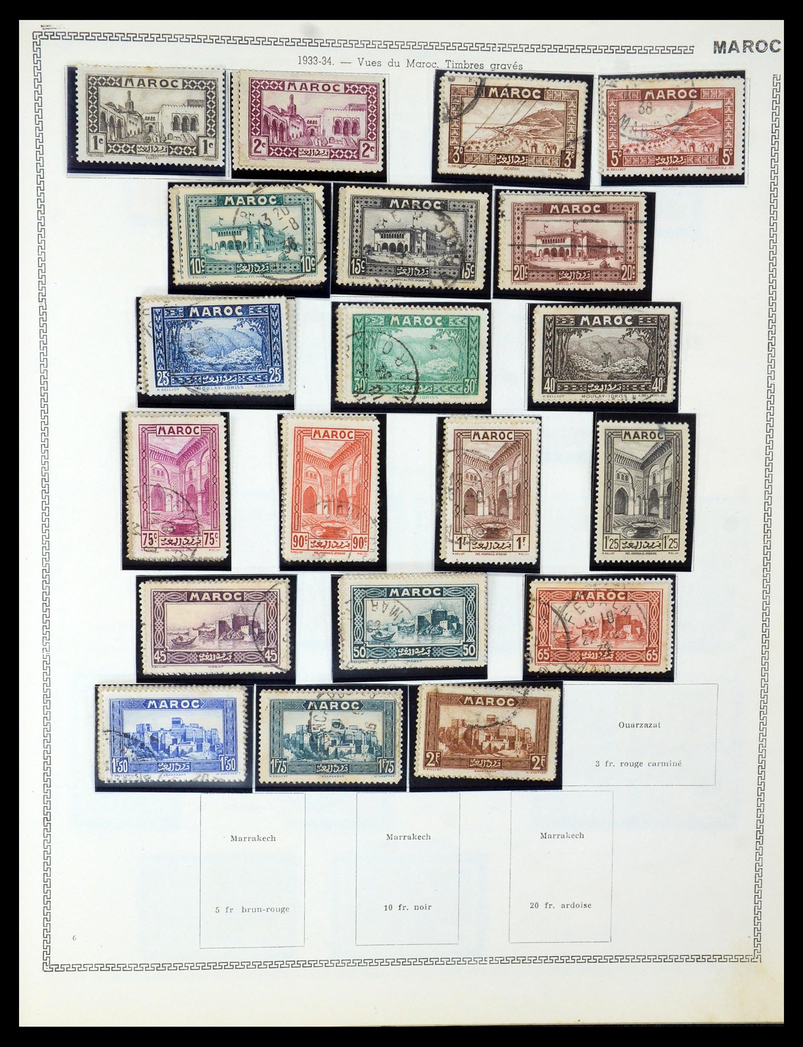35703 025 - Postzegelverzameling 35703 Franse koloniën 1888-1950.