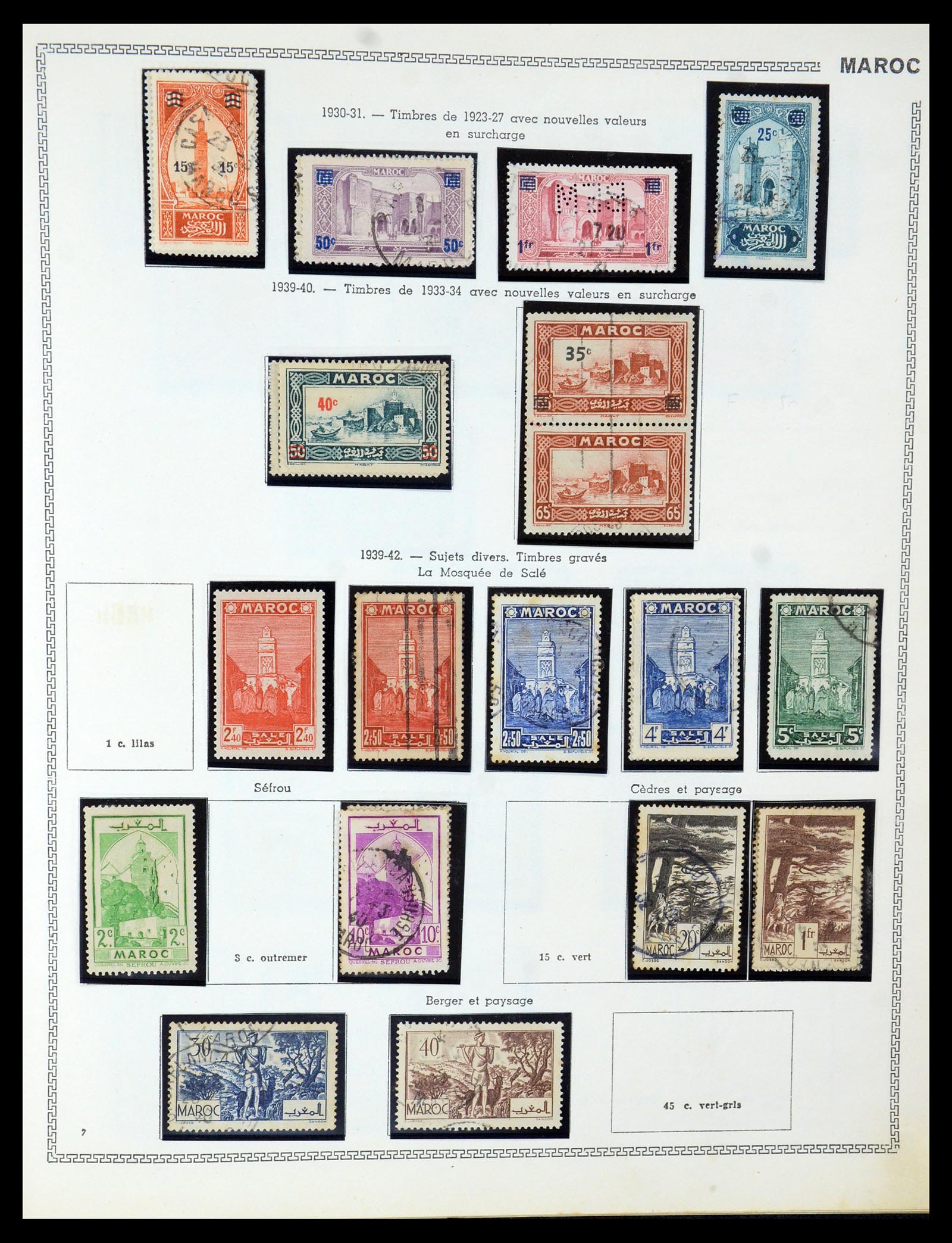 35703 026 - Postzegelverzameling 35703 Franse koloniën 1888-1950.