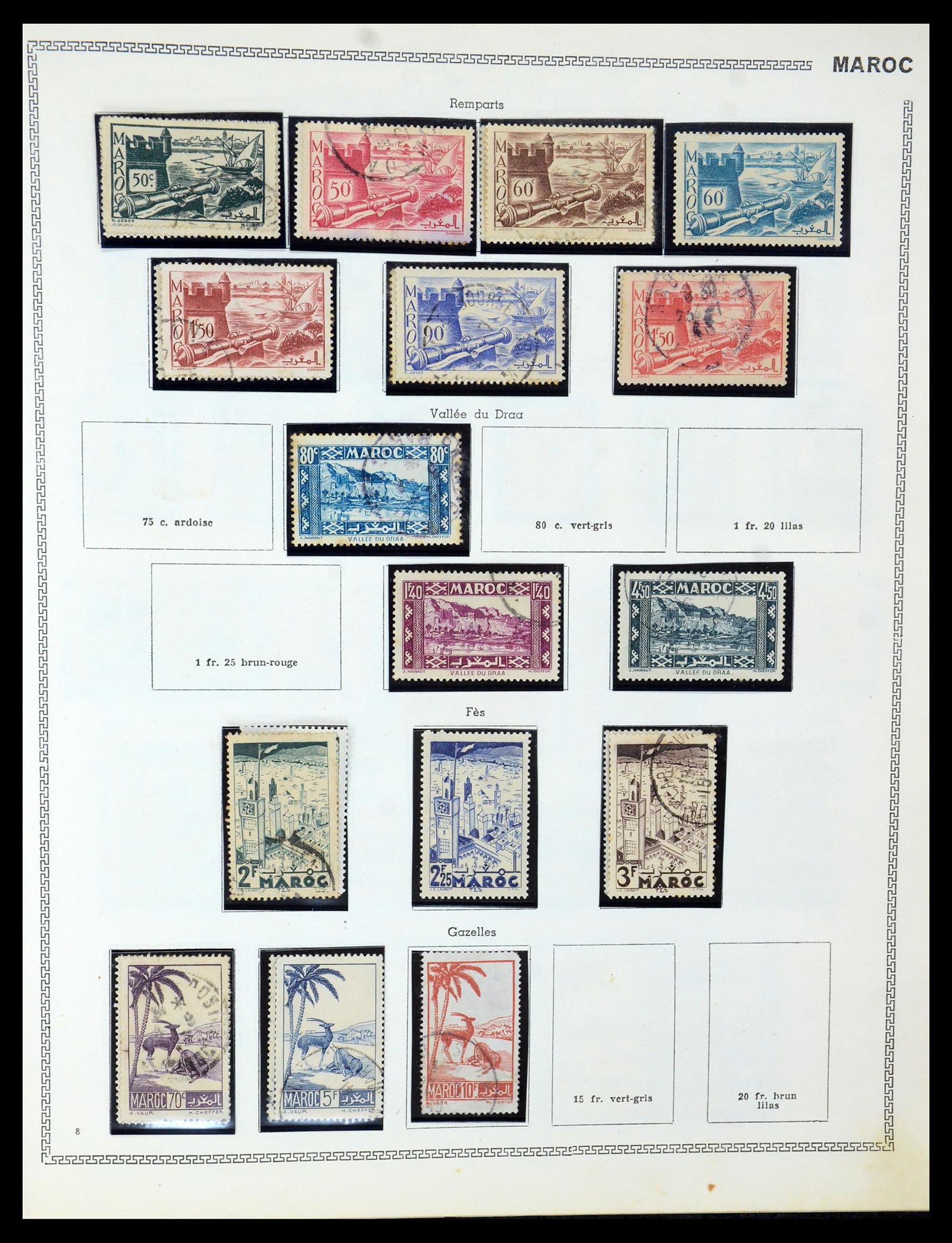 35703 027 - Postzegelverzameling 35703 Franse koloniën 1888-1950.