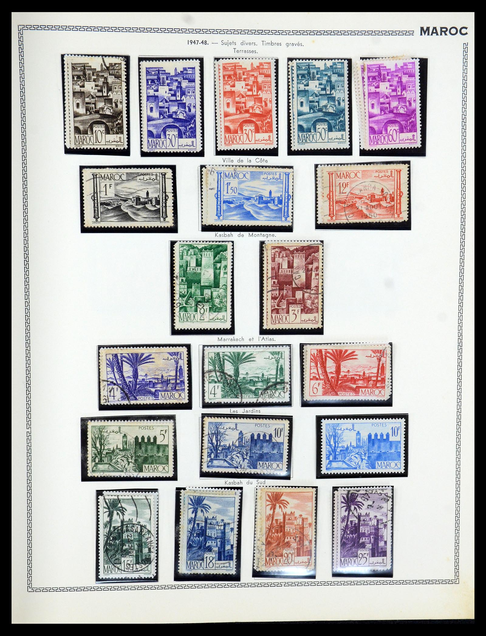 35703 033 - Postzegelverzameling 35703 Franse koloniën 1888-1950.