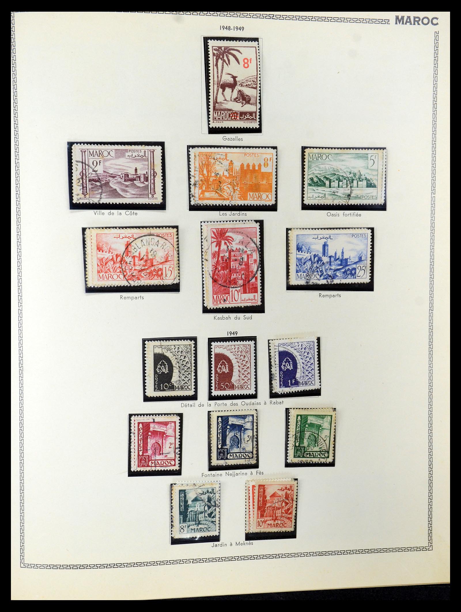35703 034 - Postzegelverzameling 35703 Franse koloniën 1888-1950.