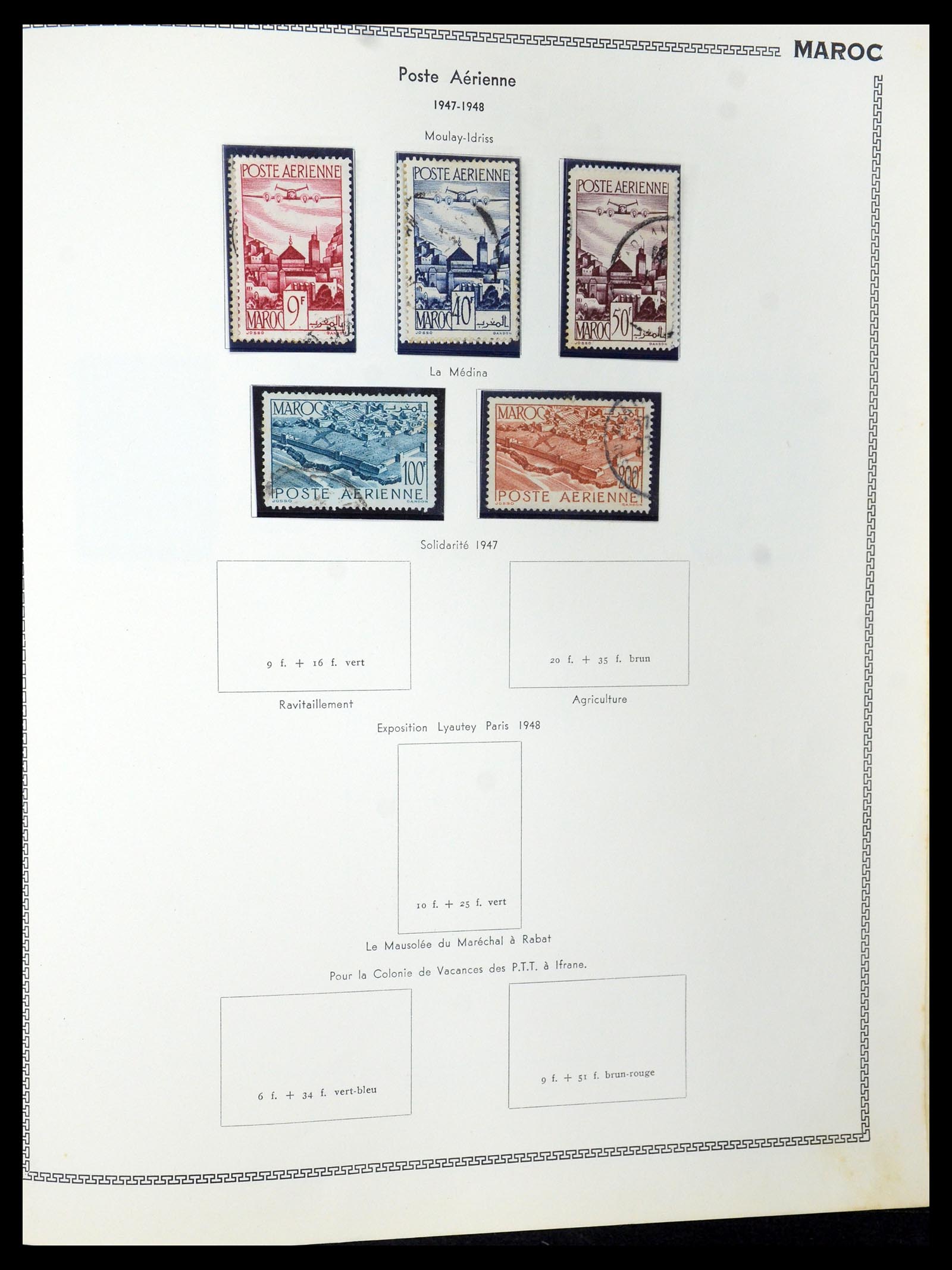 35703 039 - Postzegelverzameling 35703 Franse koloniën 1888-1950.