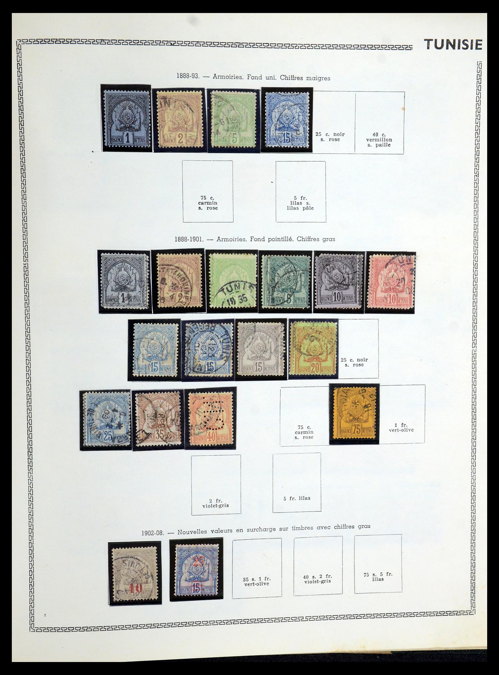 35703 045 - Postzegelverzameling 35703 Franse koloniën 1888-1950.