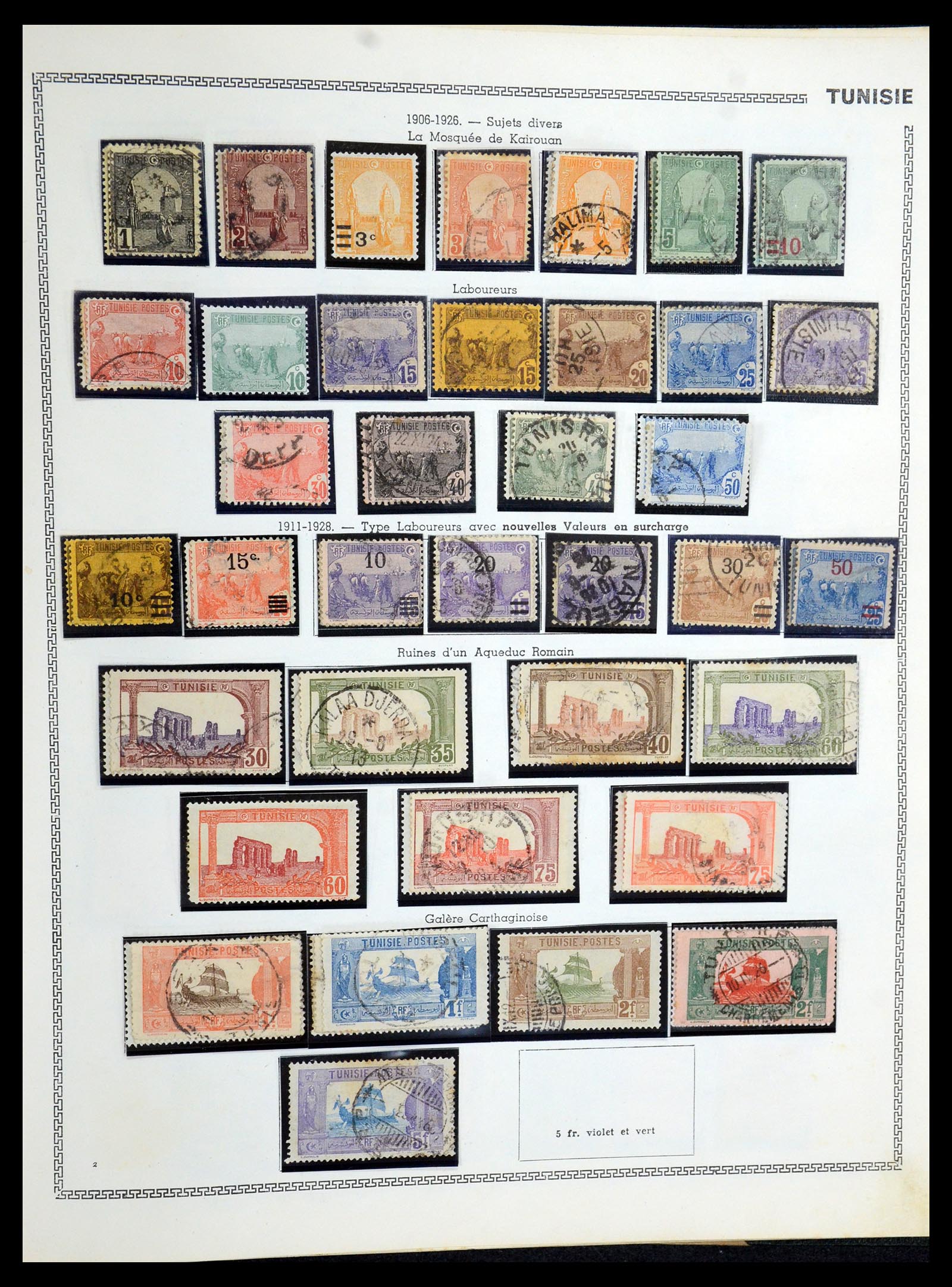 35703 046 - Postzegelverzameling 35703 Franse koloniën 1888-1950.