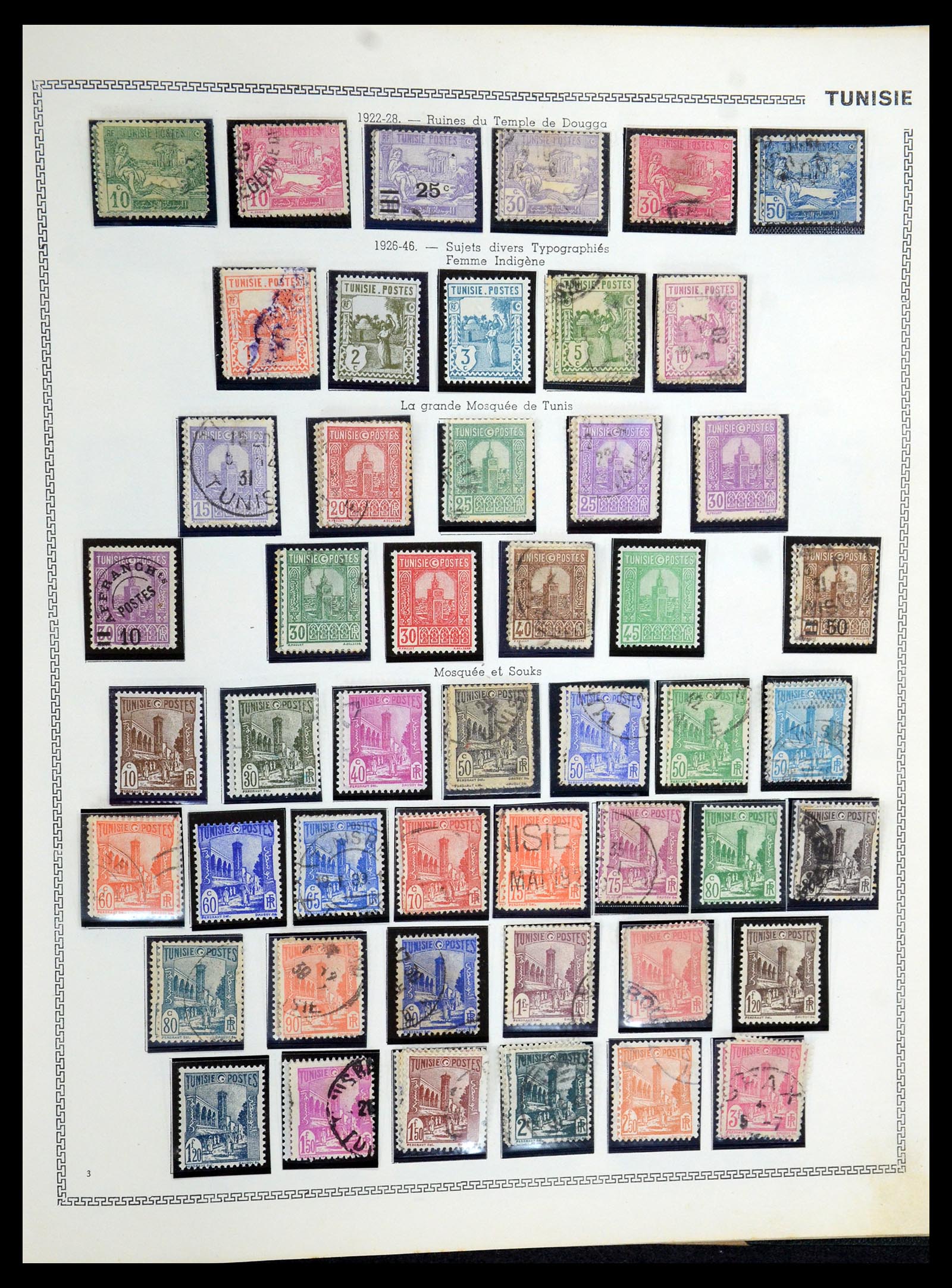 35703 047 - Postzegelverzameling 35703 Franse koloniën 1888-1950.