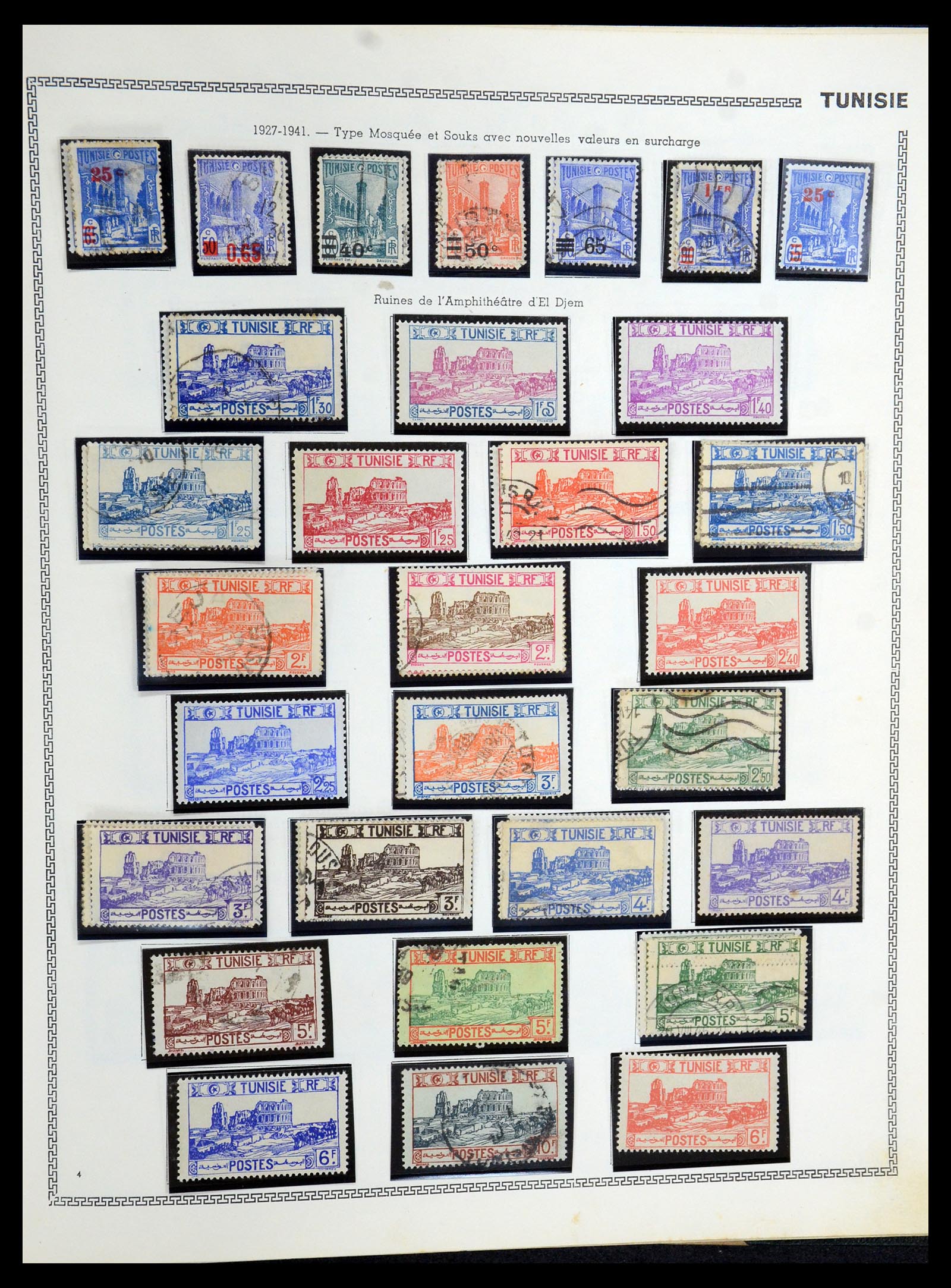 35703 048 - Postzegelverzameling 35703 Franse koloniën 1888-1950.