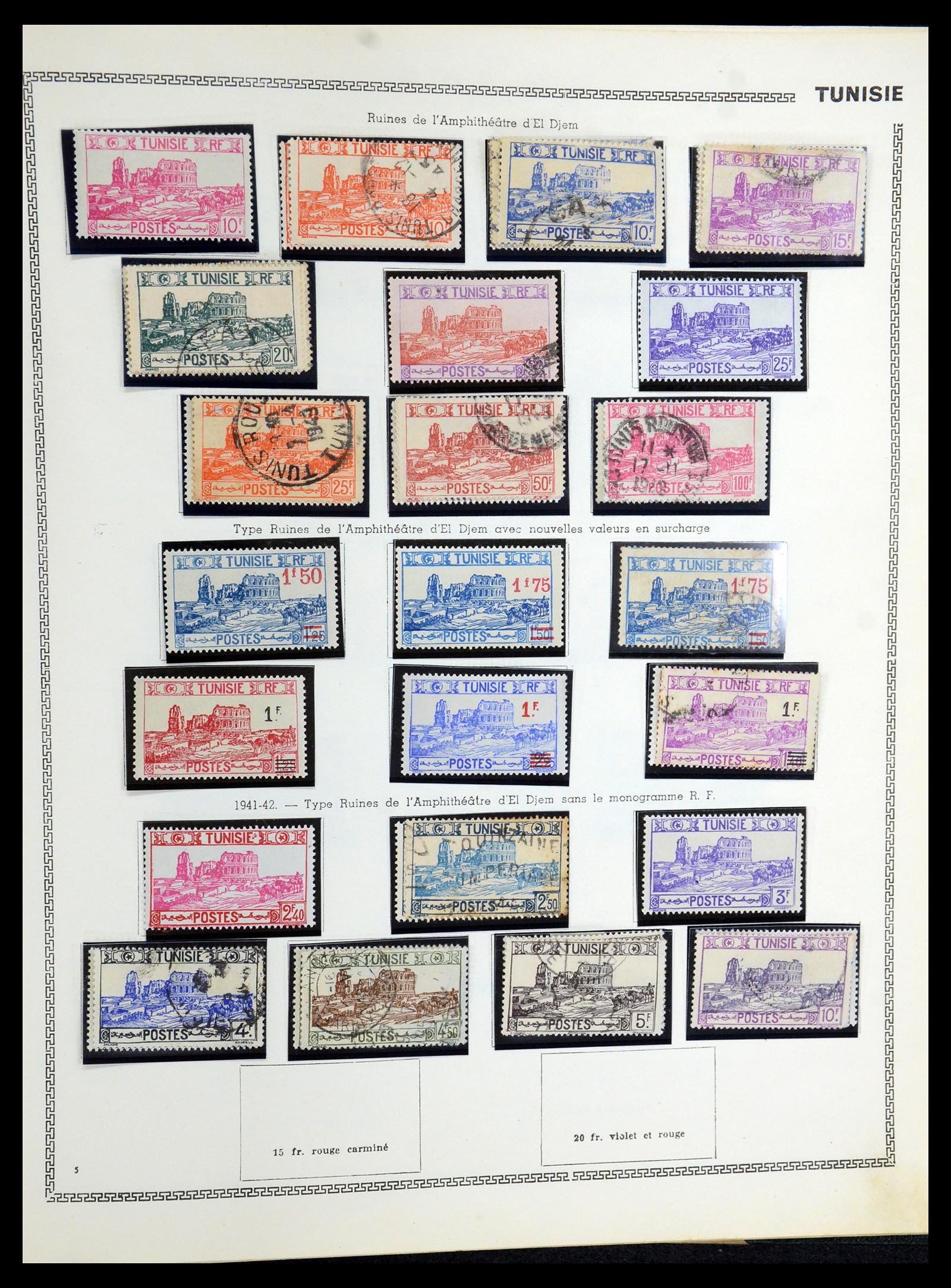 35703 049 - Postzegelverzameling 35703 Franse koloniën 1888-1950.