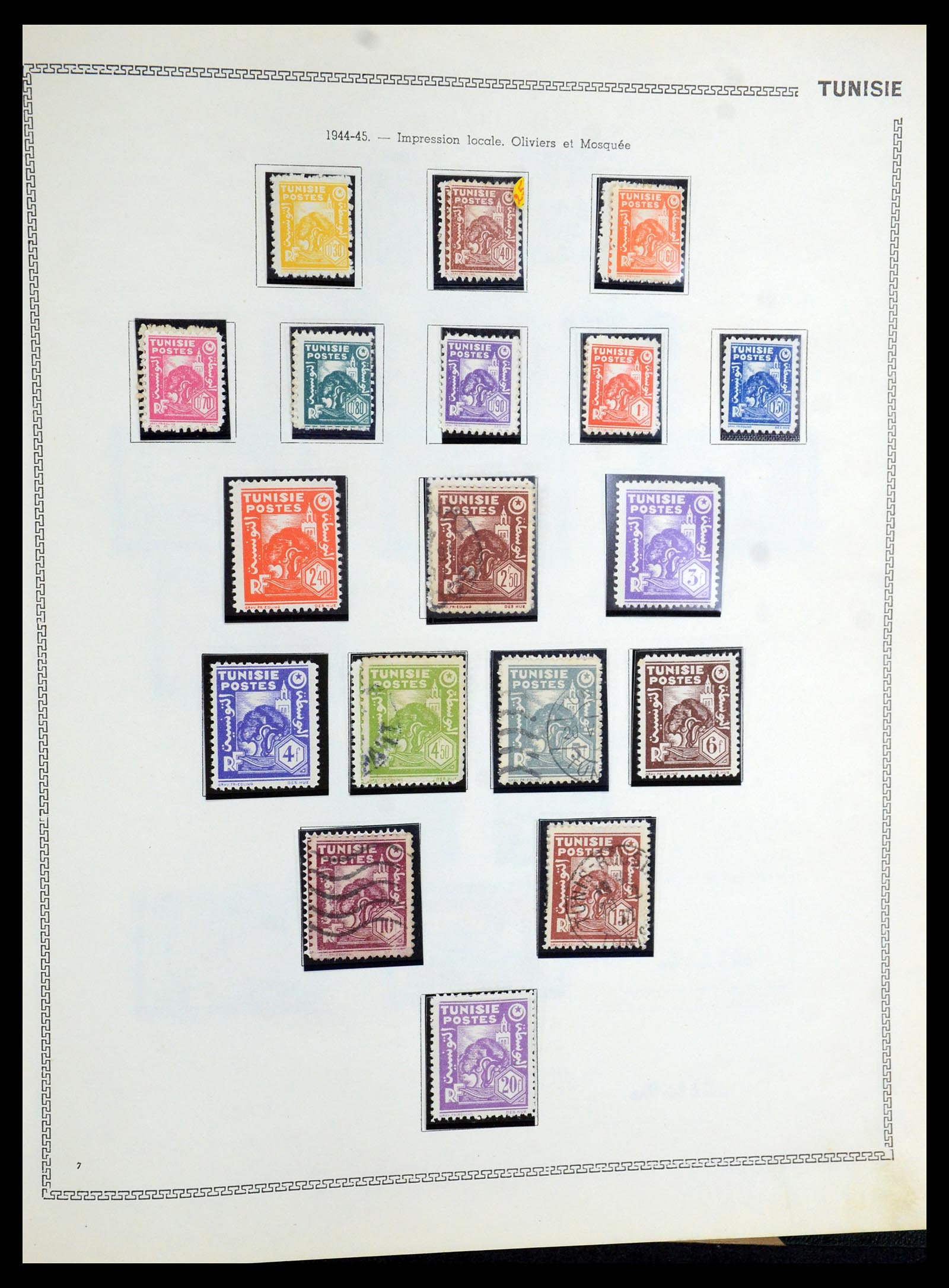 35703 052 - Postzegelverzameling 35703 Franse koloniën 1888-1950.