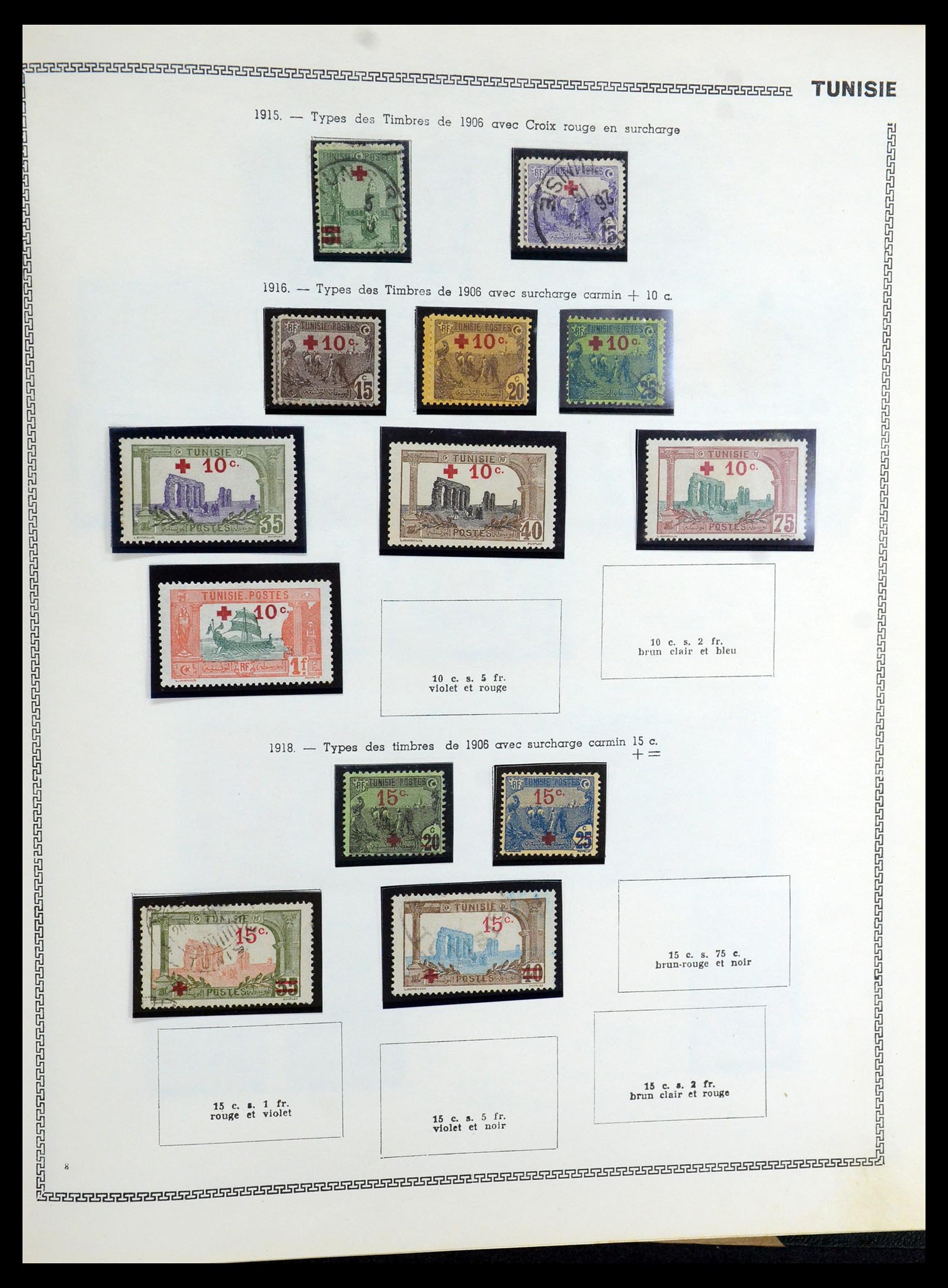 35703 053 - Postzegelverzameling 35703 Franse koloniën 1888-1950.