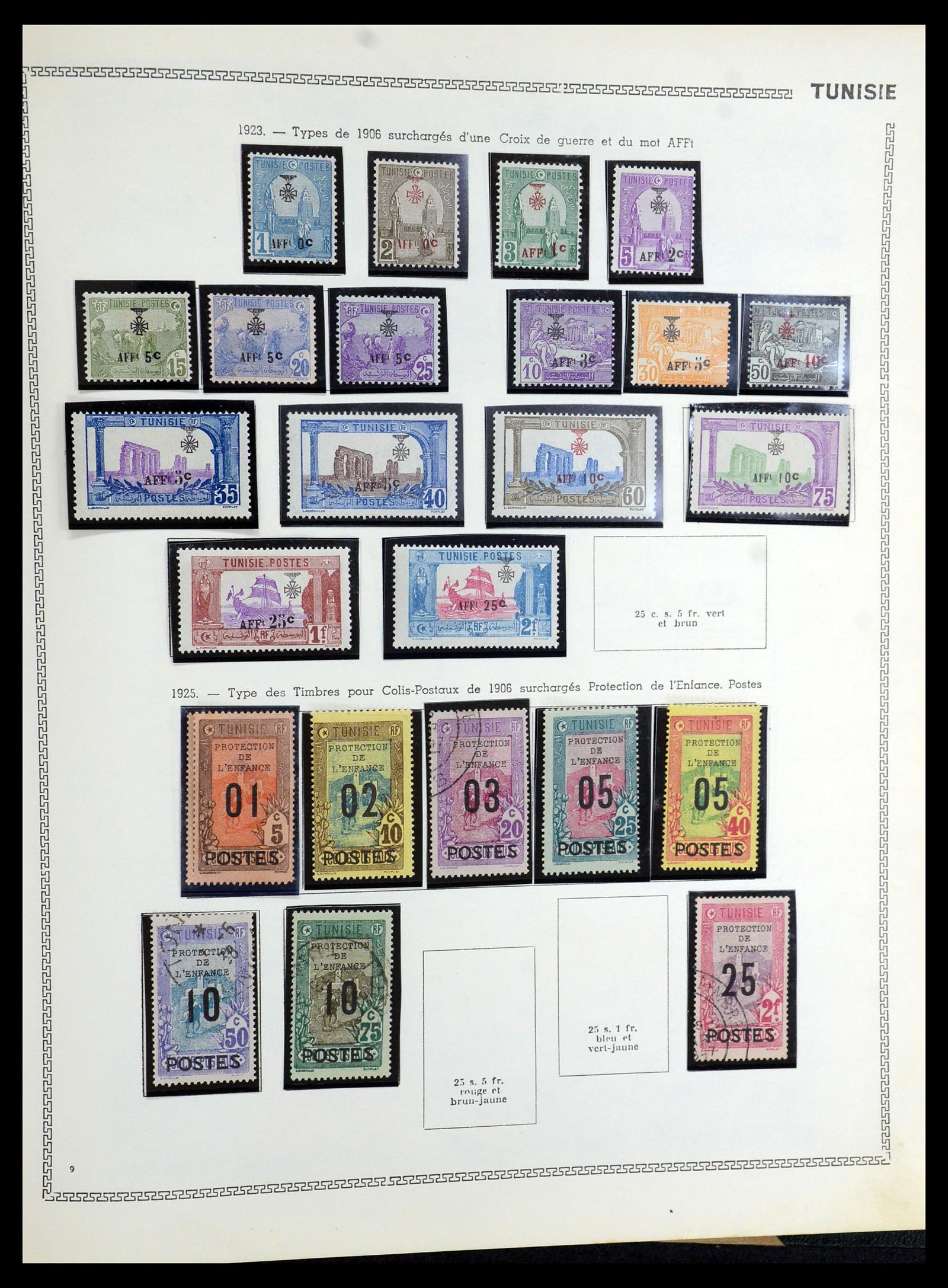 35703 054 - Postzegelverzameling 35703 Franse koloniën 1888-1950.