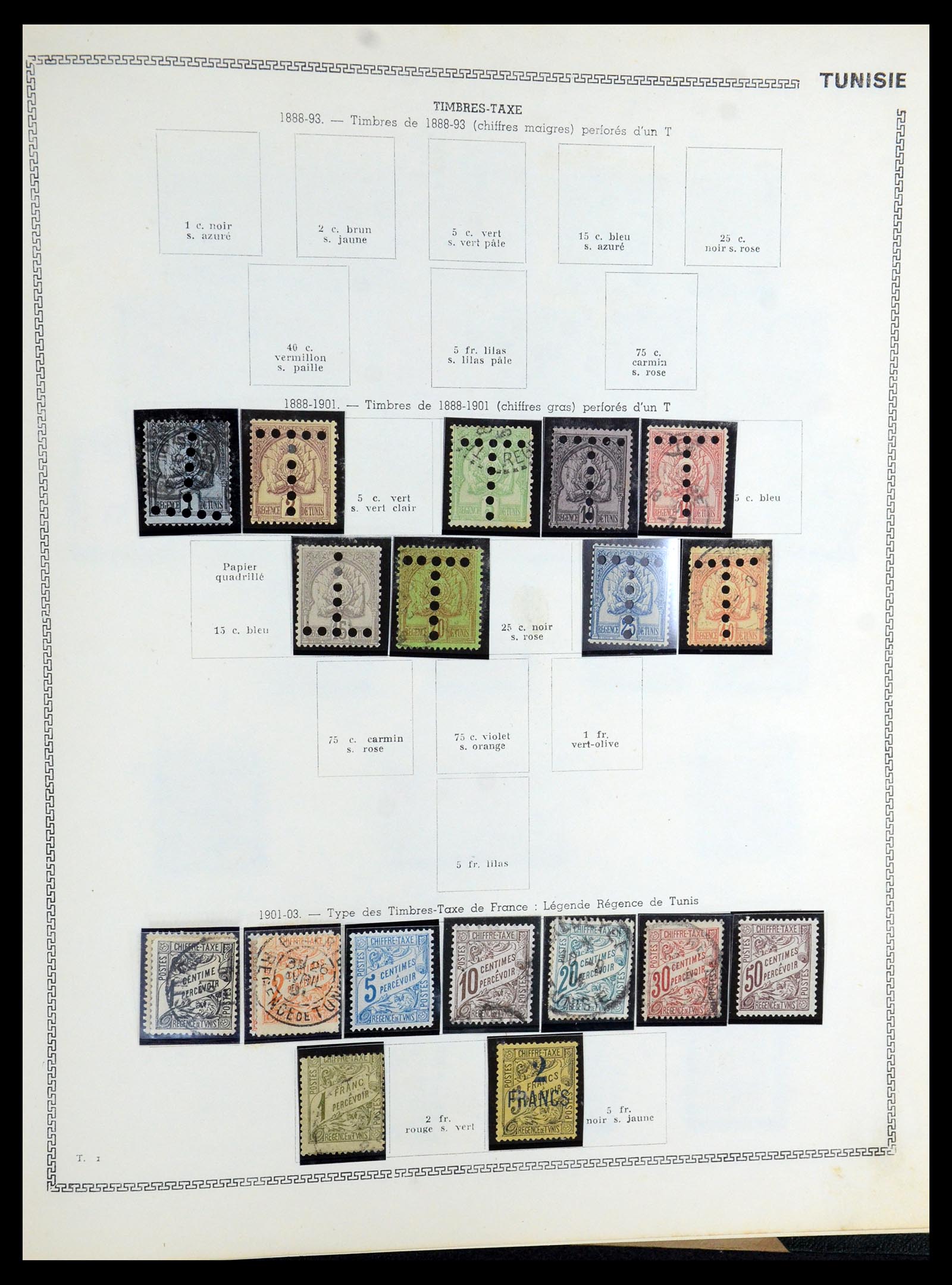35703 064 - Postzegelverzameling 35703 Franse koloniën 1888-1950.
