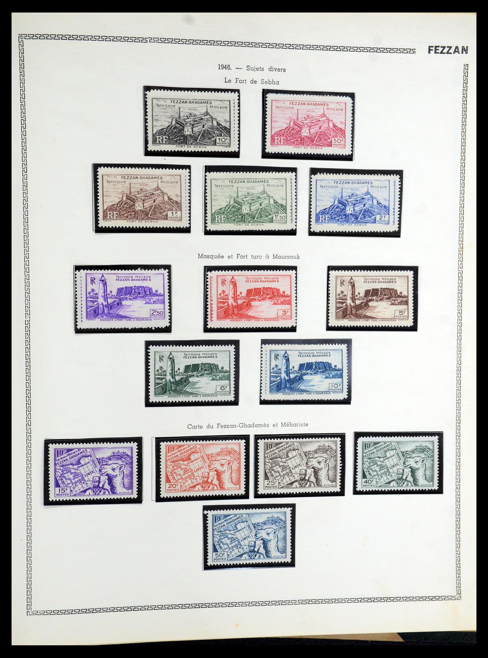35703 066 - Postzegelverzameling 35703 Franse koloniën 1888-1950.