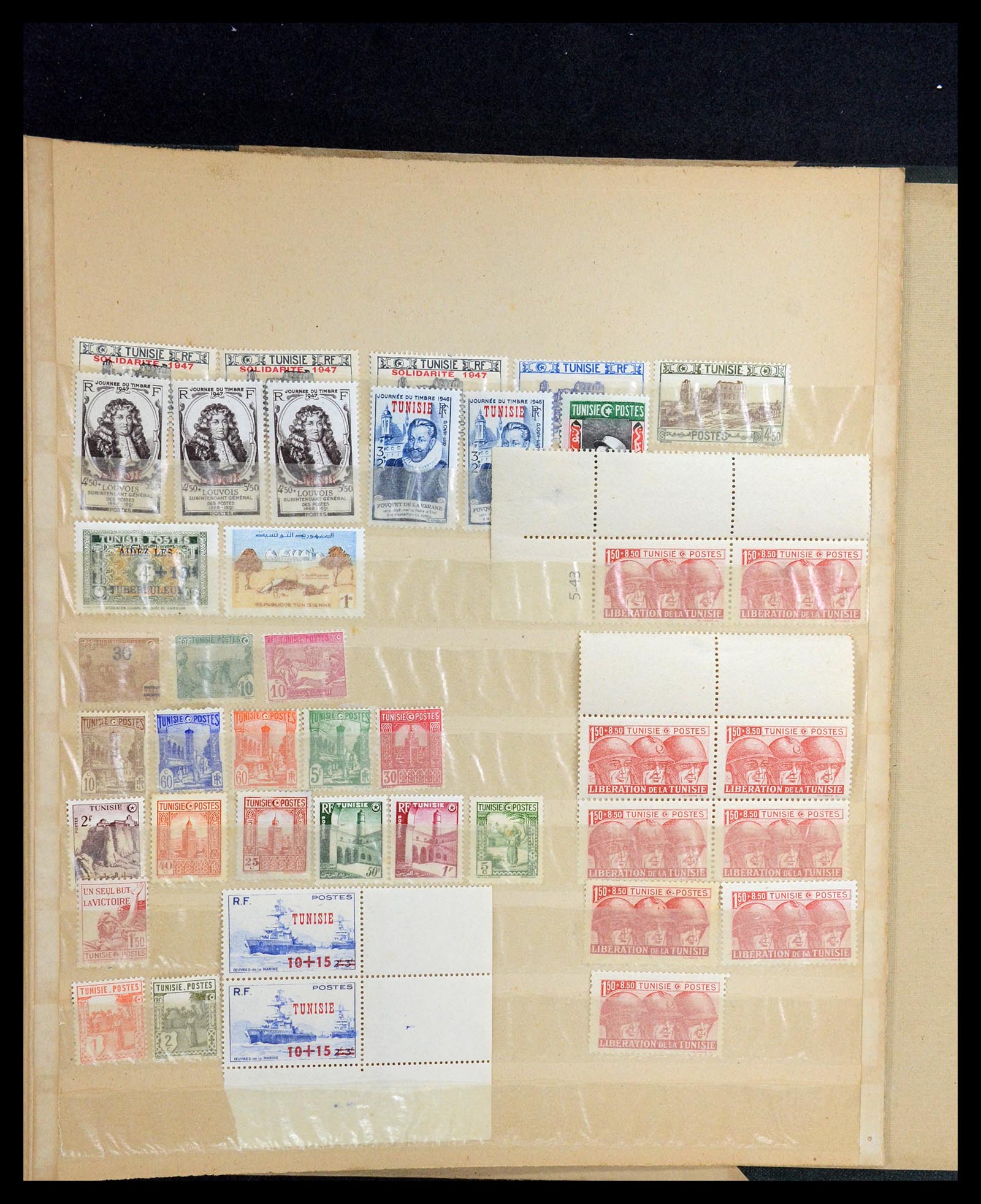 35703 070 - Postzegelverzameling 35703 Franse koloniën 1888-1950.