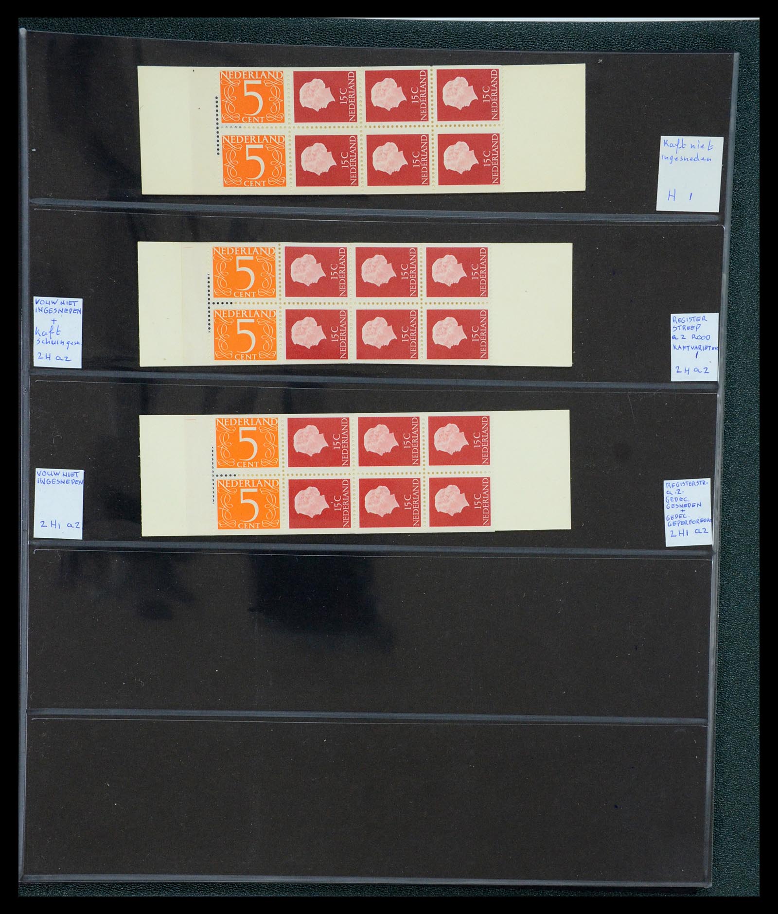 35705 013 - Postzegelverzameling 35705 Nederland automaatboekjes 1964-2000.