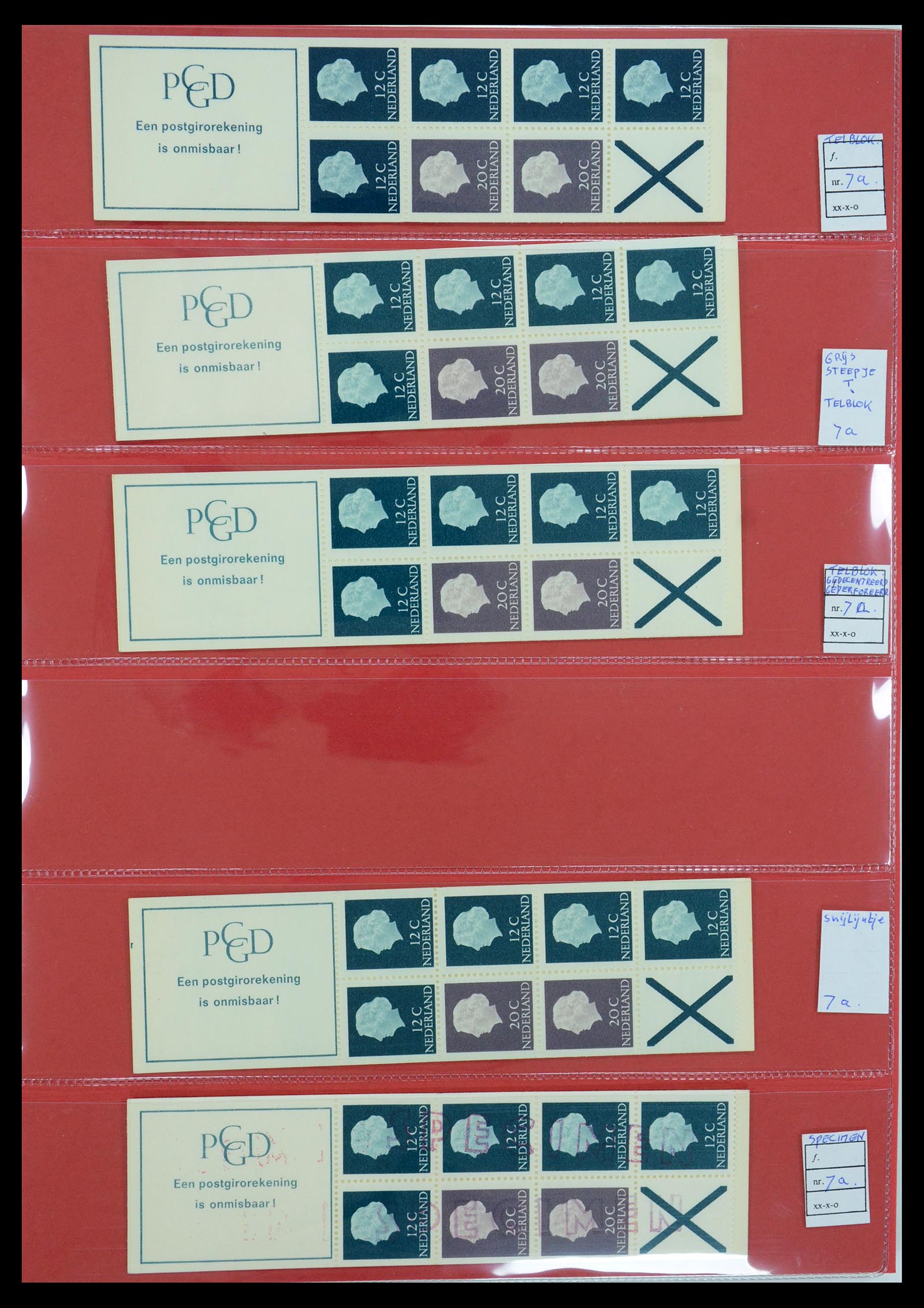 35705 049 - Stamp Collection 35705 Netherlands stamp booklets 1964-2000.