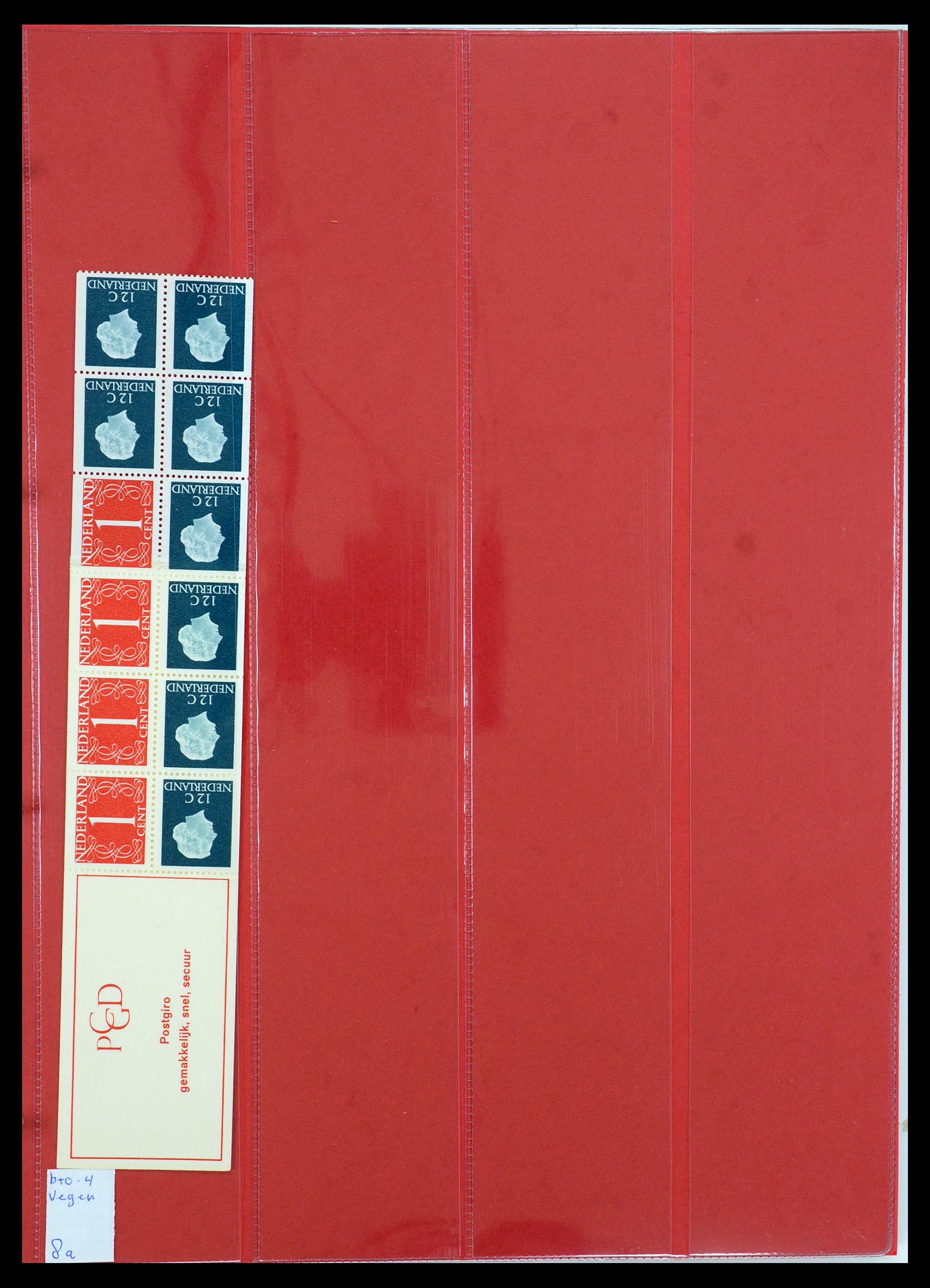 35705 056 - Postzegelverzameling 35705 Nederland automaatboekjes 1964-2000.