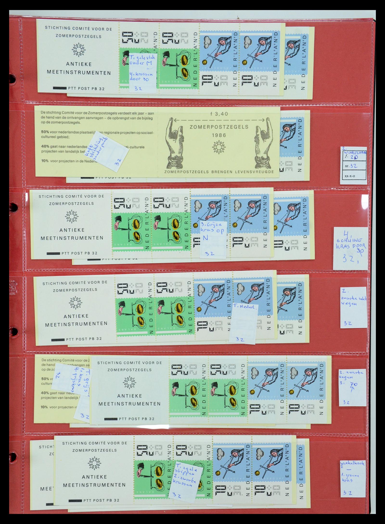 35705 189 - Postzegelverzameling 35705 Nederland automaatboekjes 1964-2000.