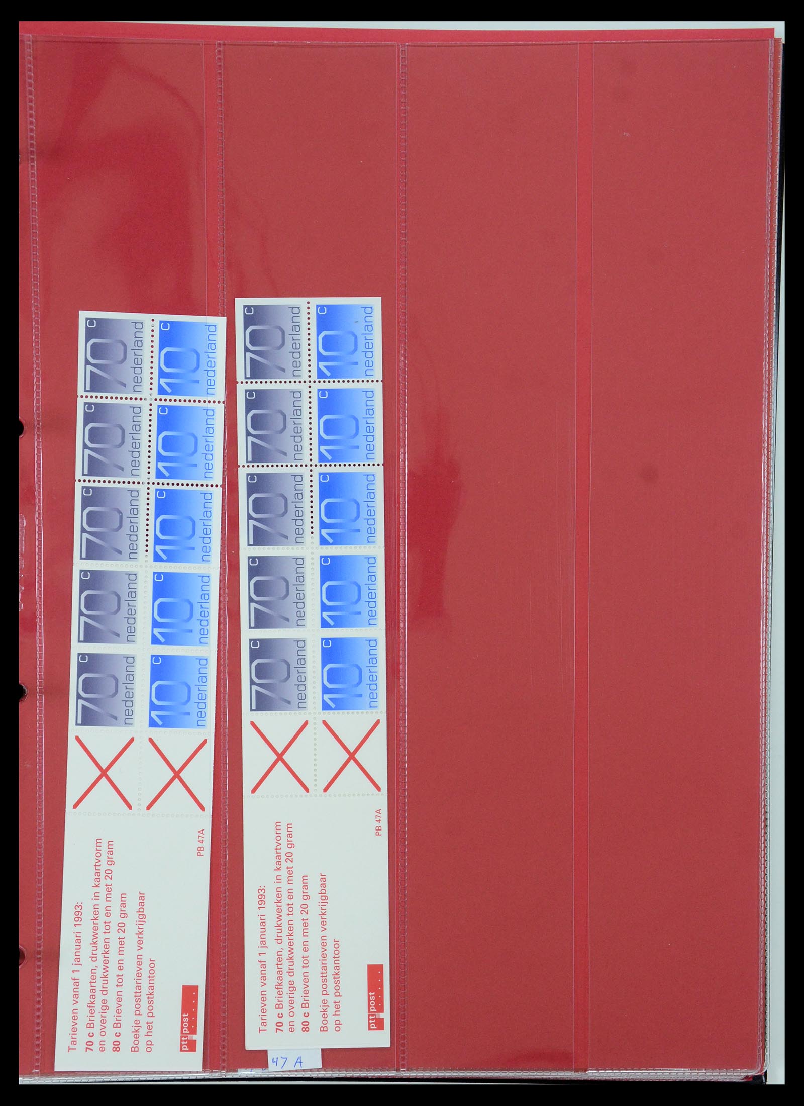 35705 206 - Postzegelverzameling 35705 Nederland automaatboekjes 1964-2000.