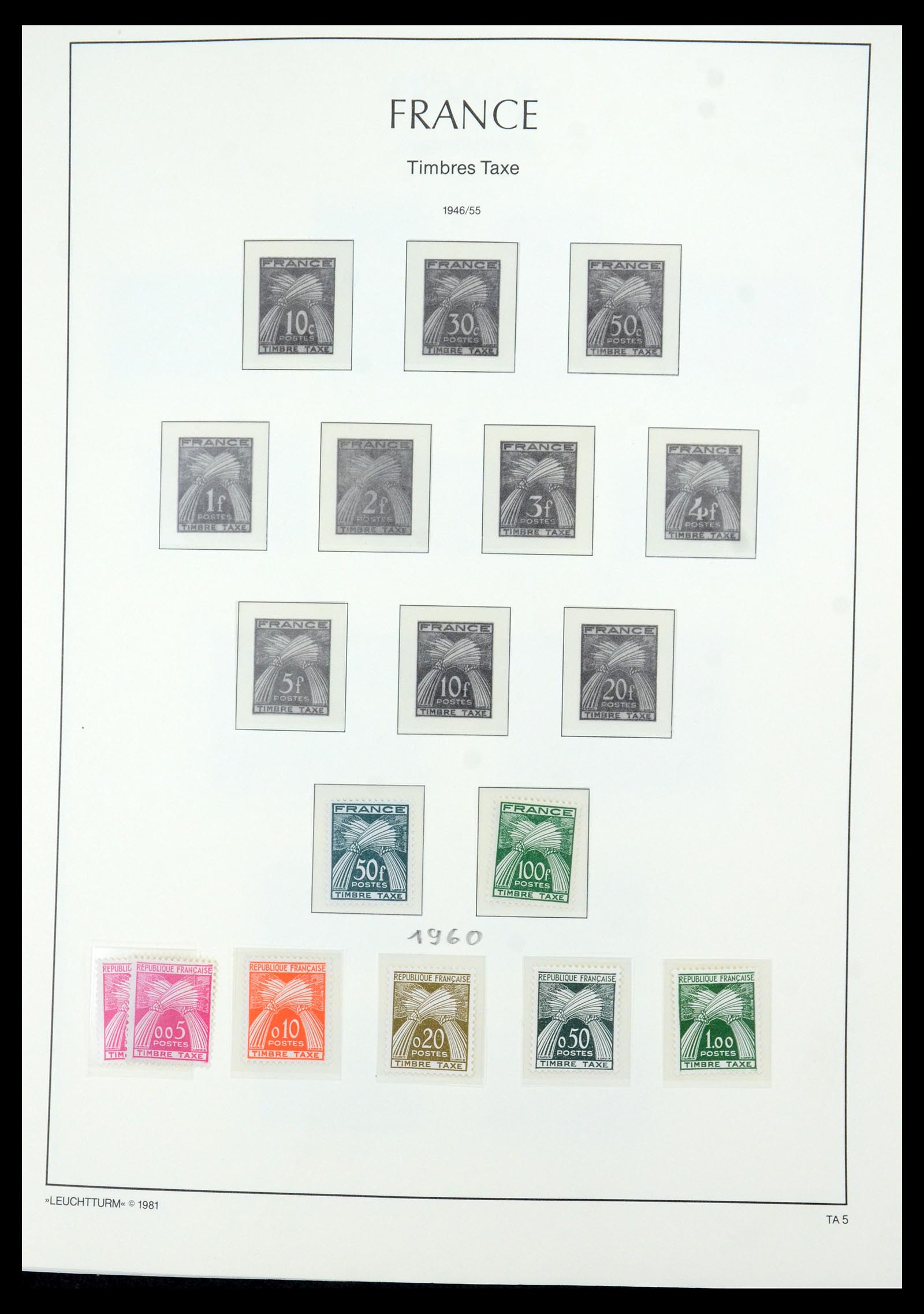 35707 002 - Postzegelverzameling 35707 Frankrijk 1945-1978.