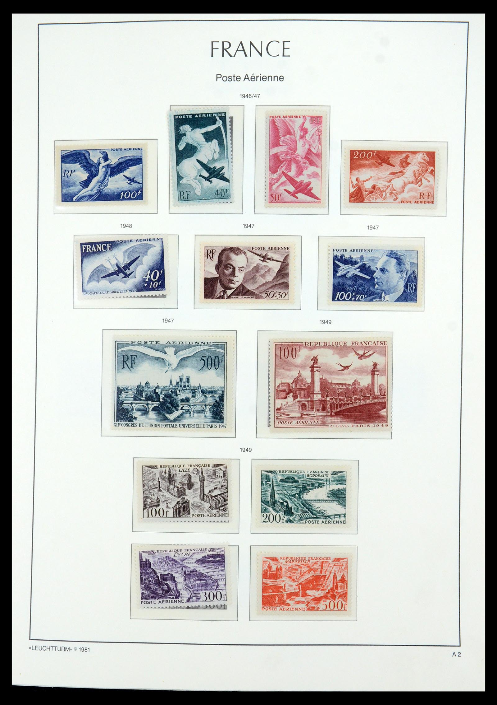 35707 003 - Postzegelverzameling 35707 Frankrijk 1945-1978.