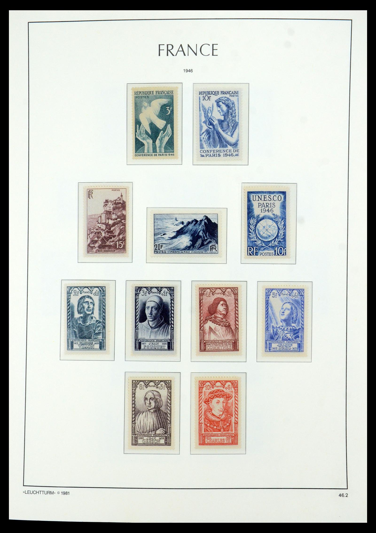 35707 011 - Postzegelverzameling 35707 Frankrijk 1945-1978.